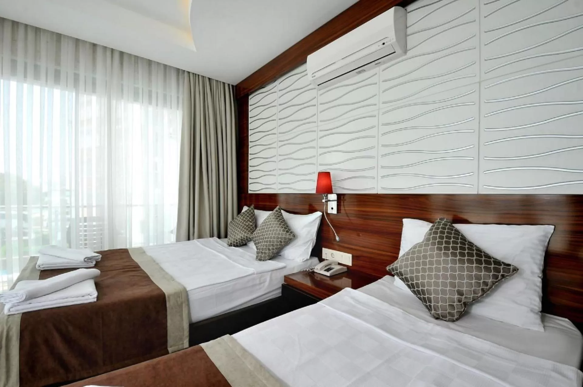 Photo of the whole room, Bed in UK BLUE COAST HOTEL Adult Only