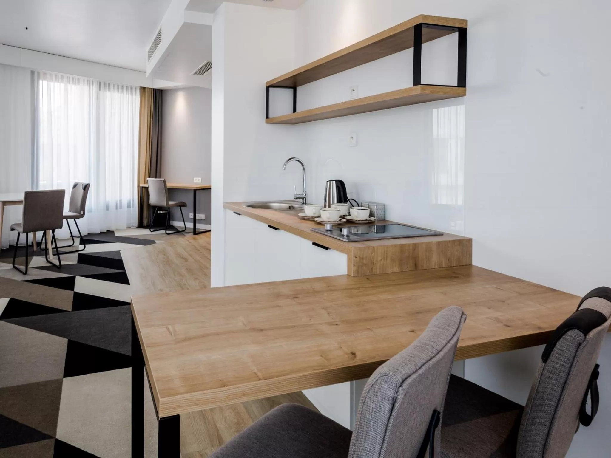 Kitchen or kitchenette in Lwowska 1