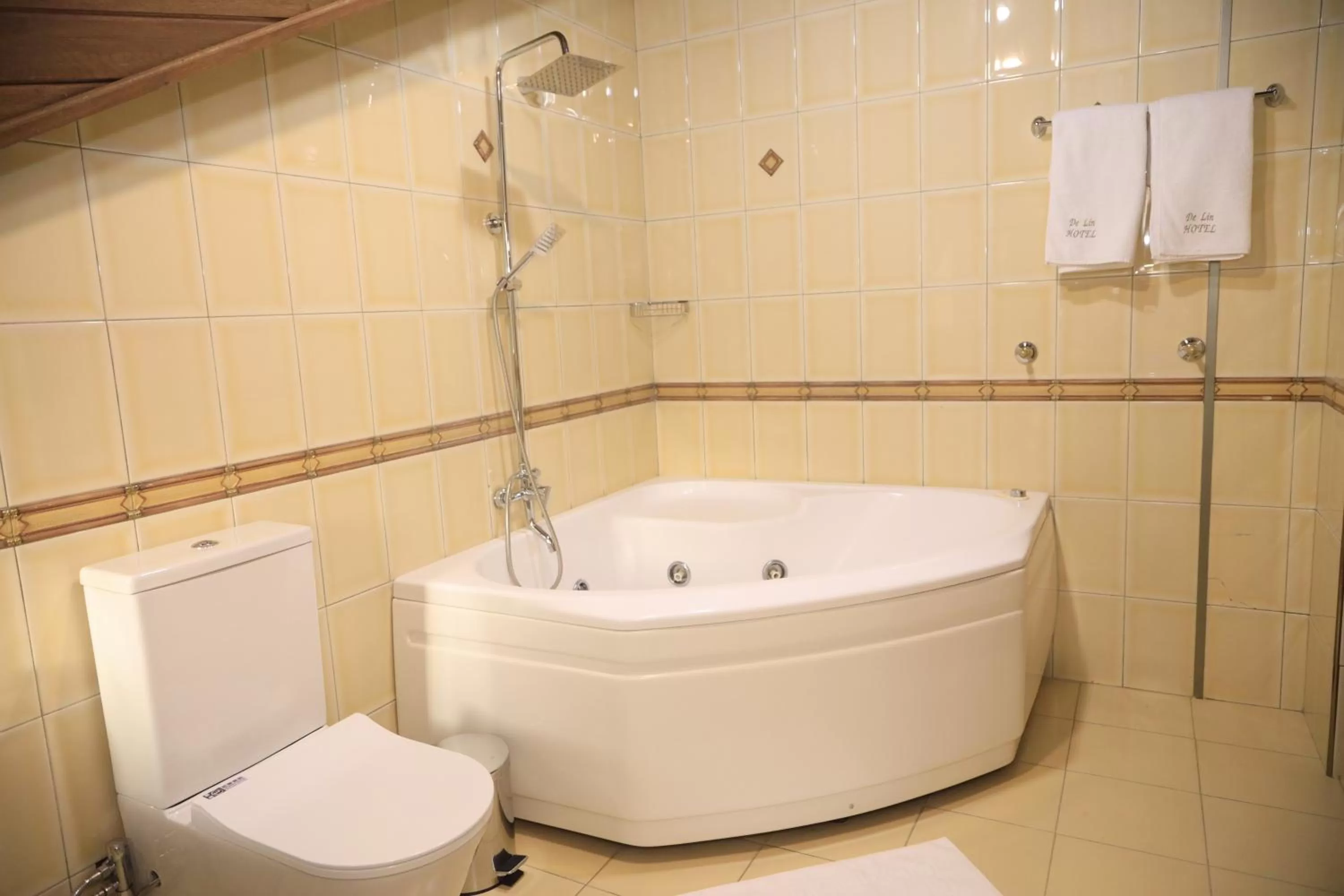 towels, Bathroom in DeLin Hotel And Tours