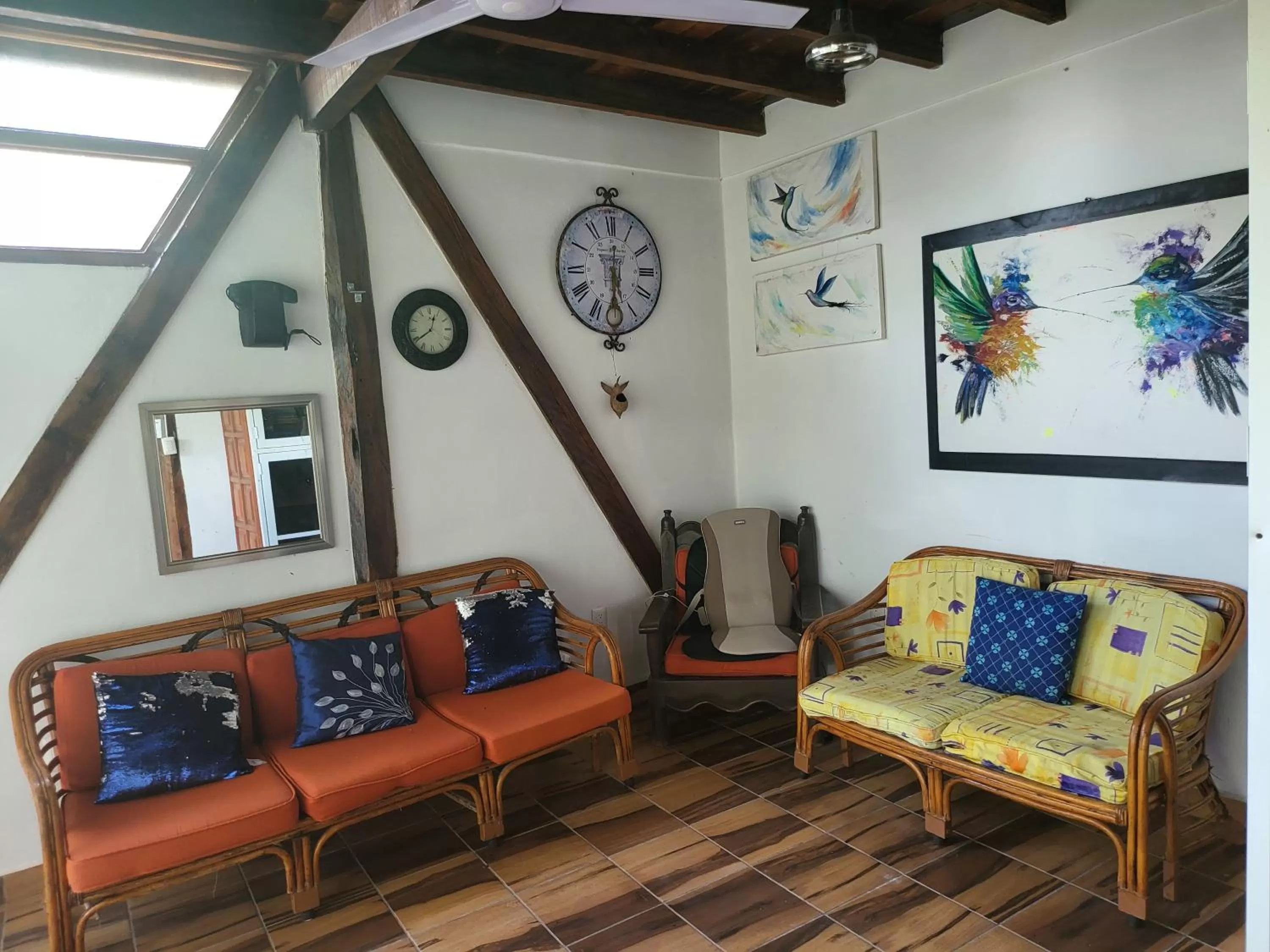 Seating Area in Cabañas Colibrí