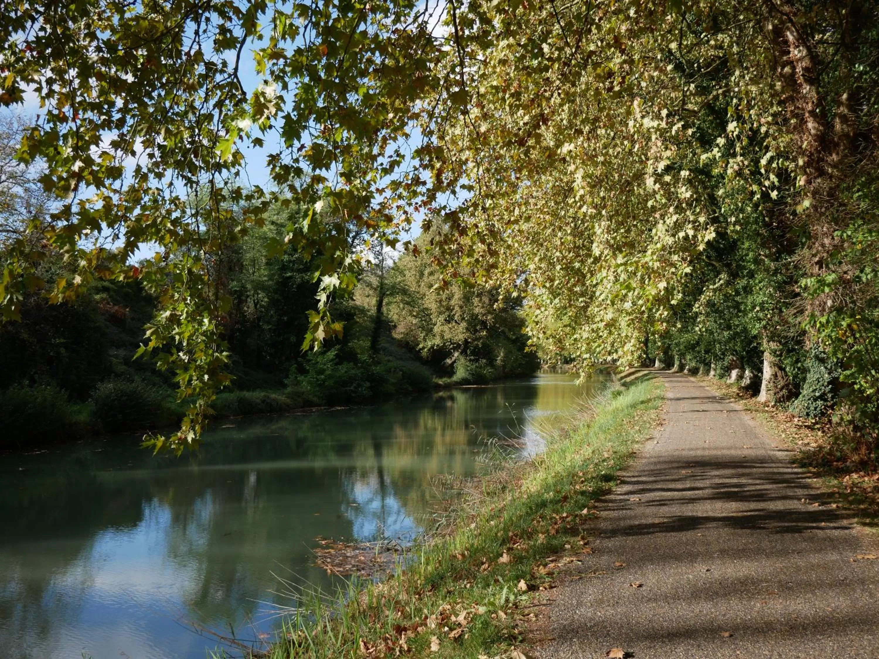 Natural landscape in CÔTE GARONNE le BALCON DES DAMES -hôtel et restaurant- Tonneins Fauillet Marmande - vue panoramique bord de Garonne chambres climatisées