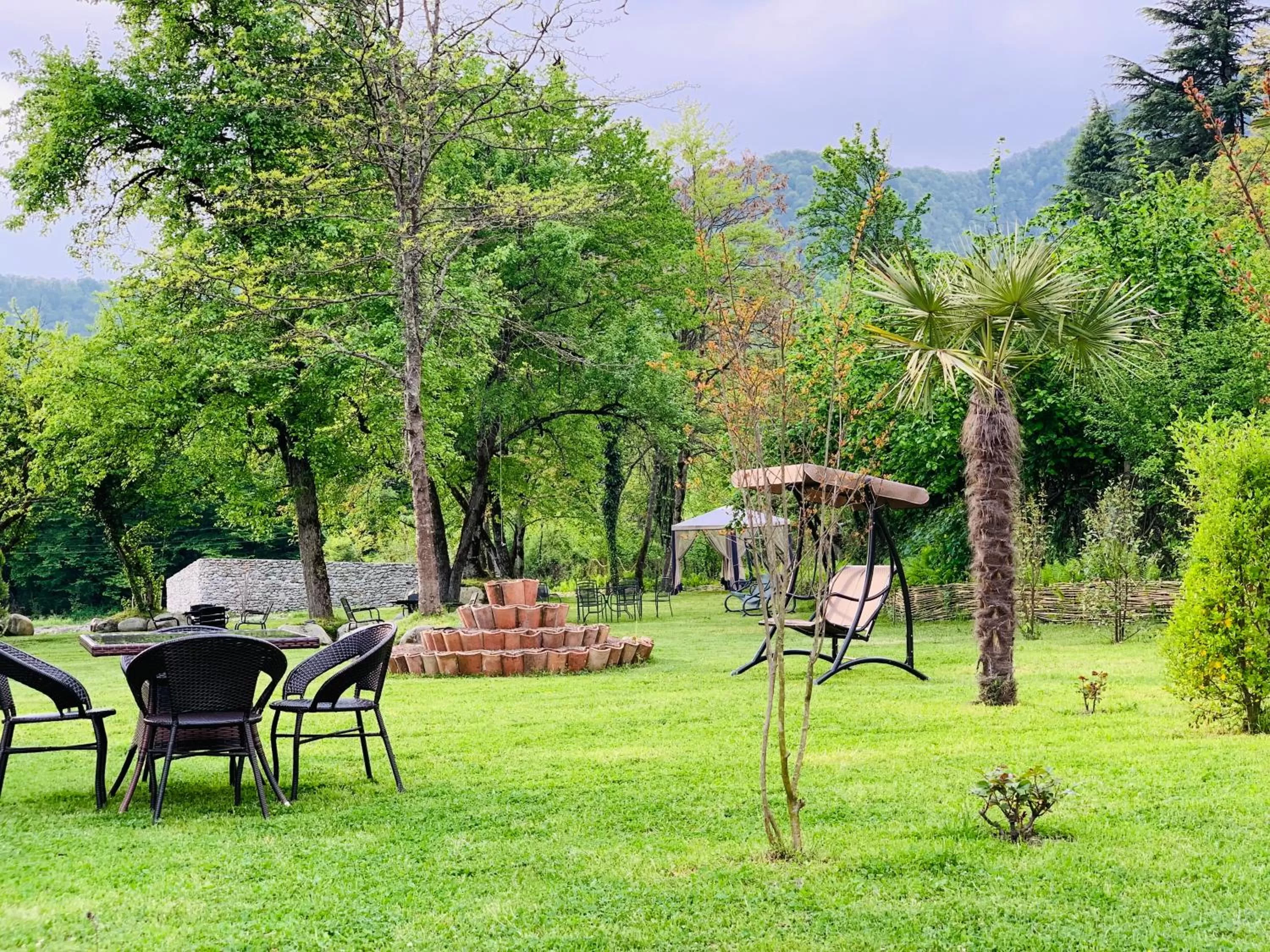 Garden in Royal Palace Hotel, Lagodekhi