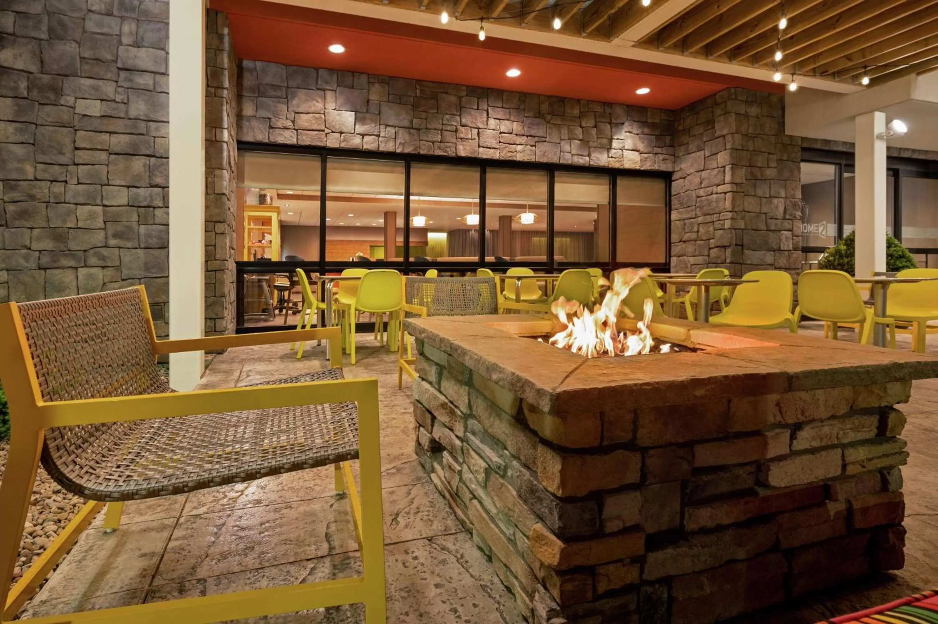 Patio in Home2 Suites By Hilton Rochester Greece