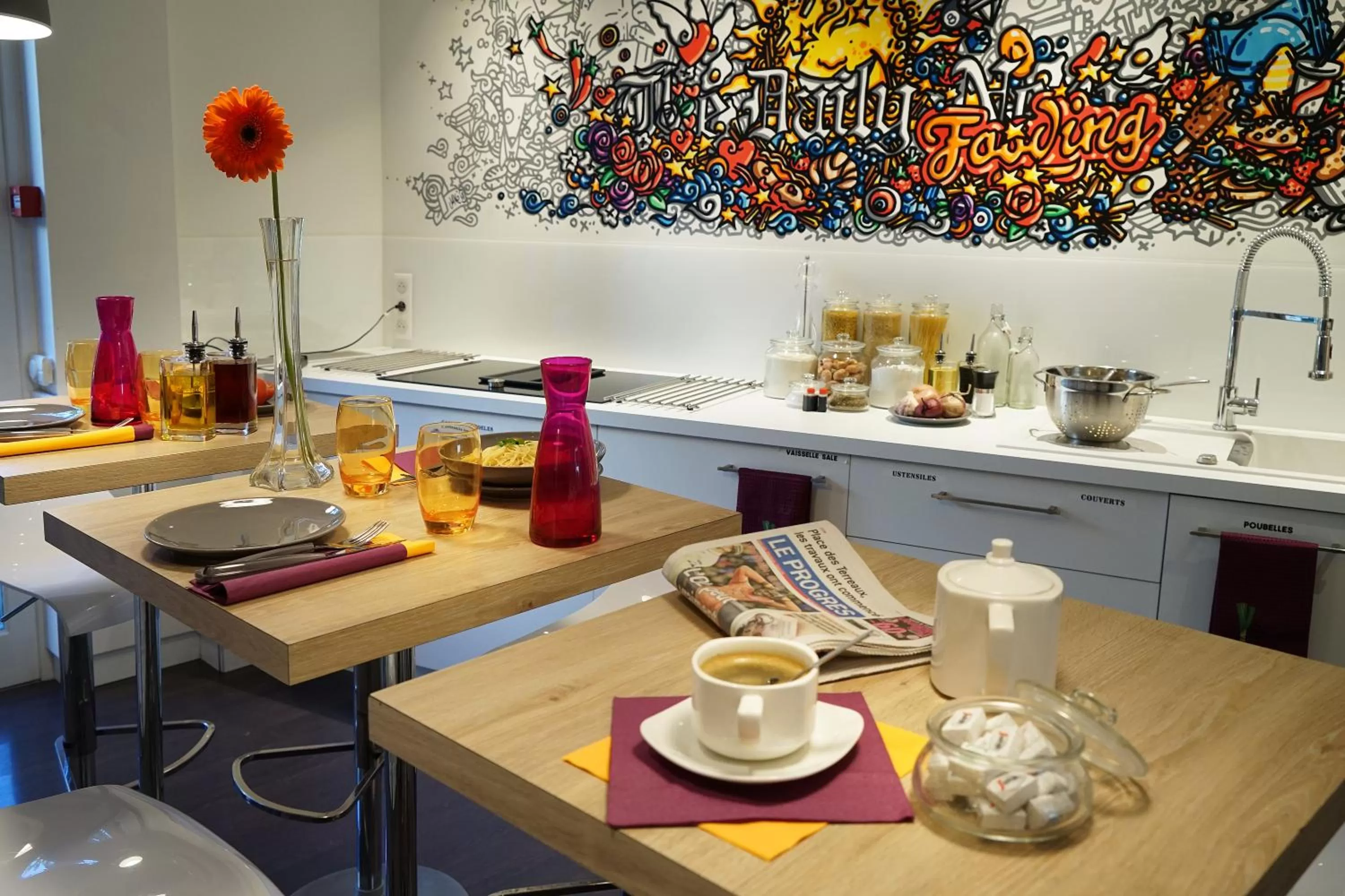 Dining area in Hotel Gratte-Ciel Ariana