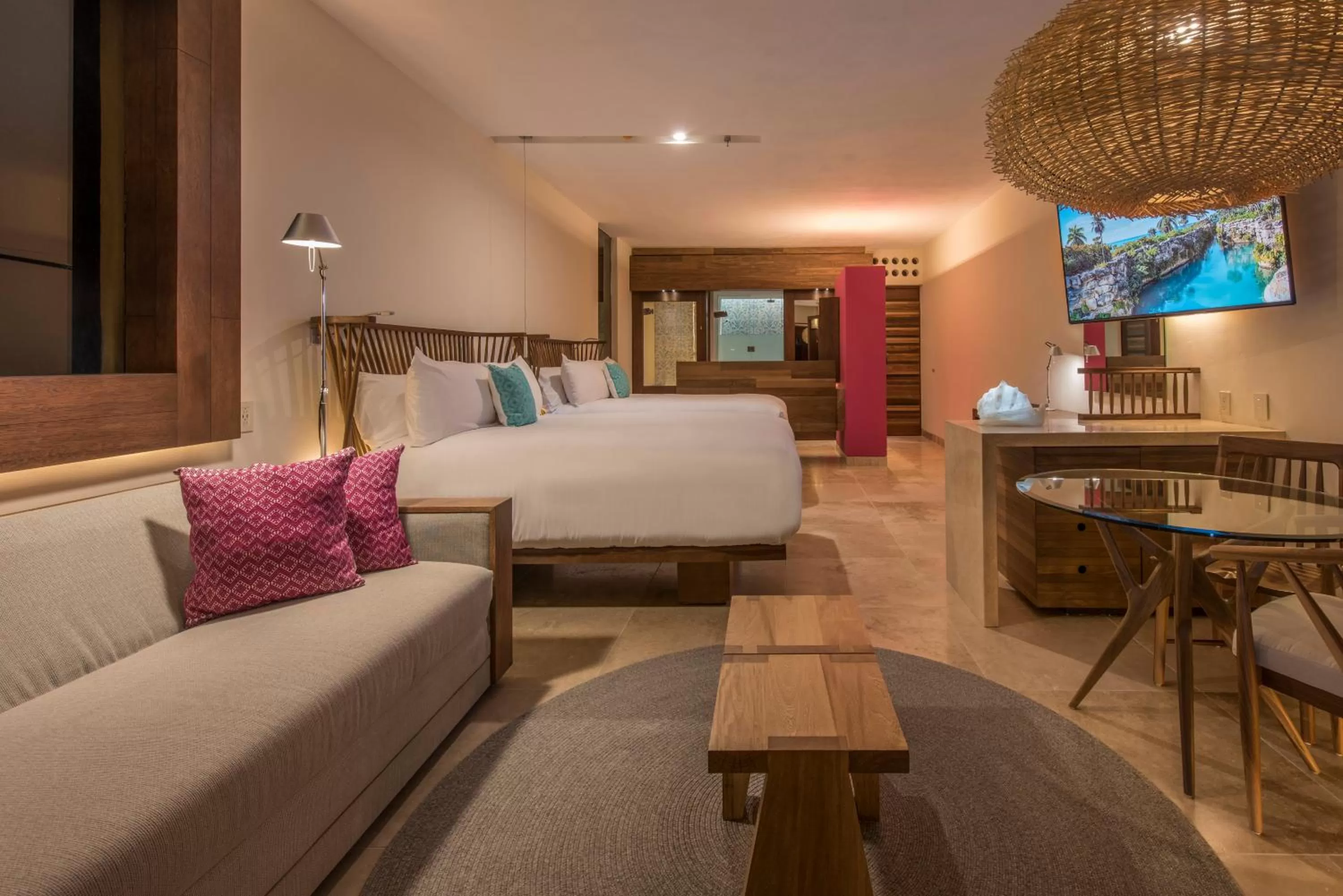 Photo of the whole room in Hotel Xcaret Mexico All Parks All Fun Inclusive