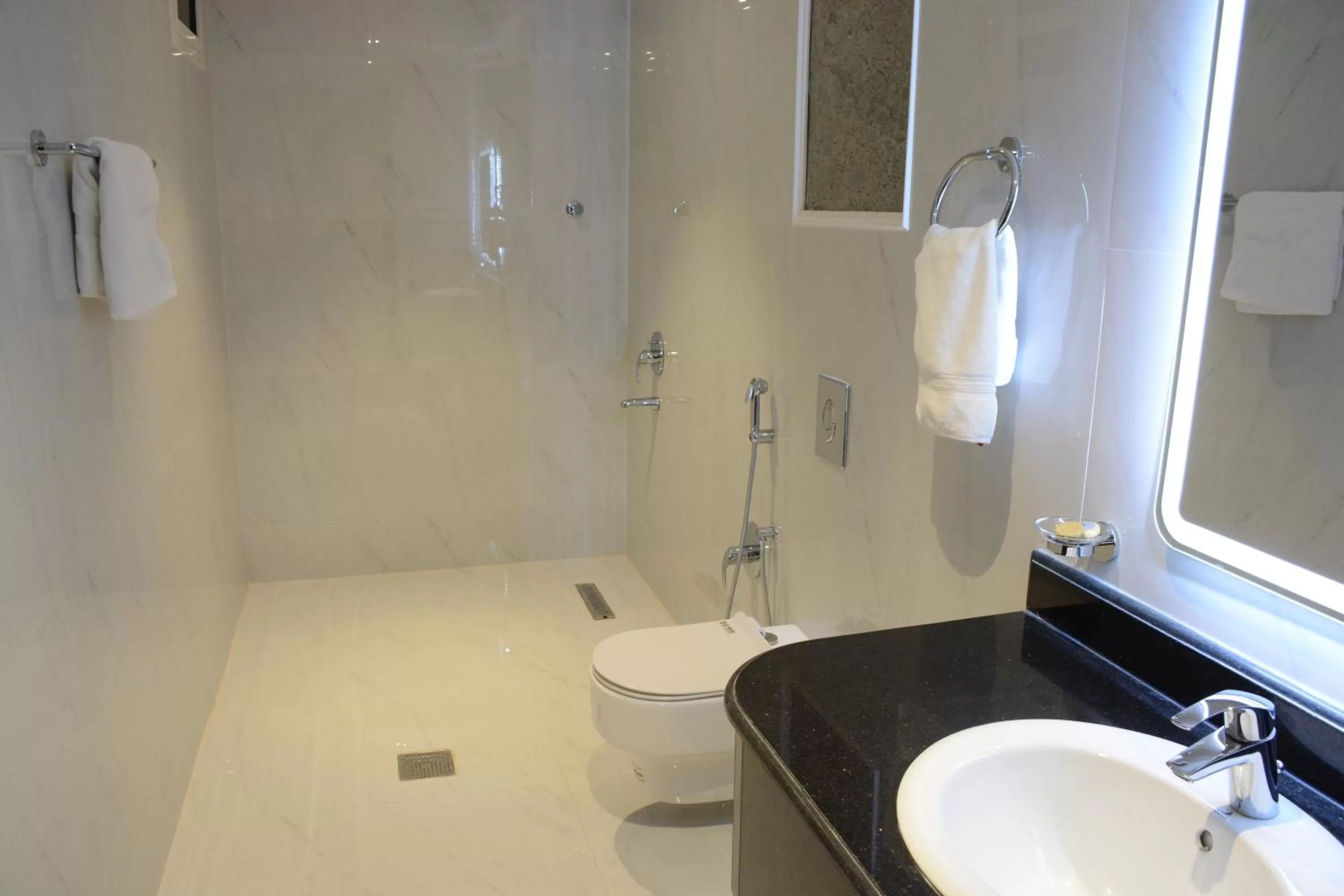 Bathroom in E1 Hotel