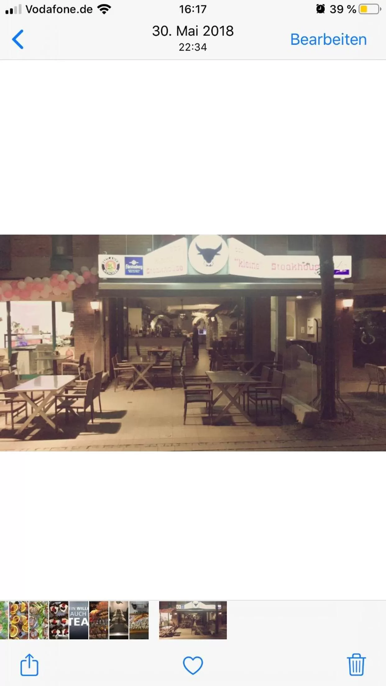 Restaurant/places to eat in Hotel Allegra