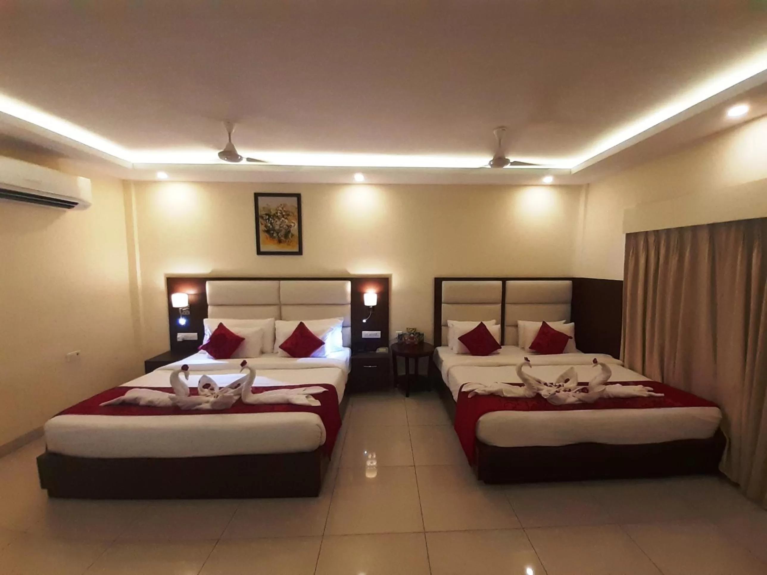 Photo of the whole room, Bed in Indira Nikunj Rubystone Exotic