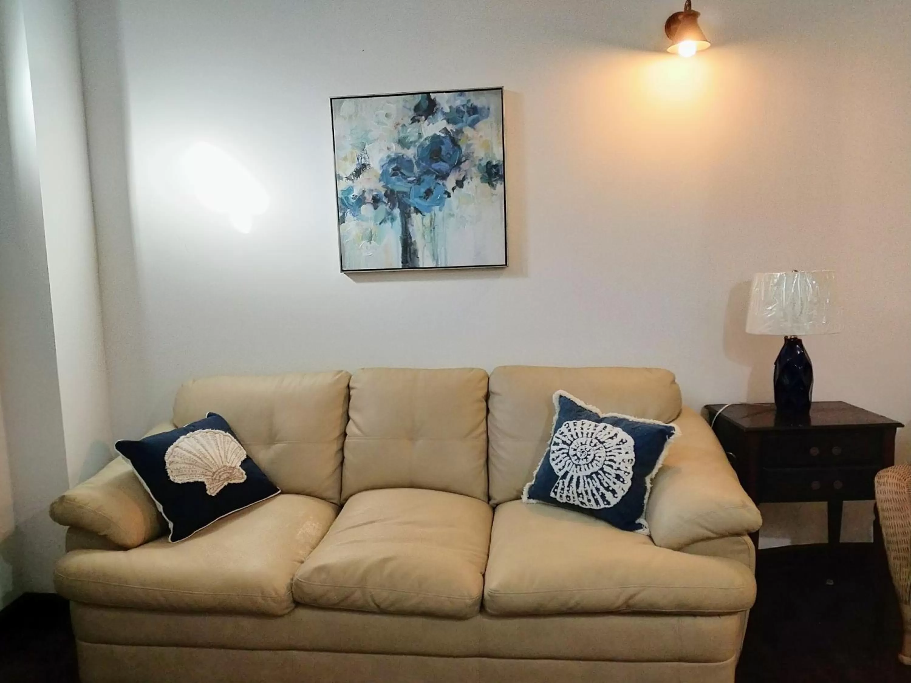 Living room in La Capitana Old San Juan Building