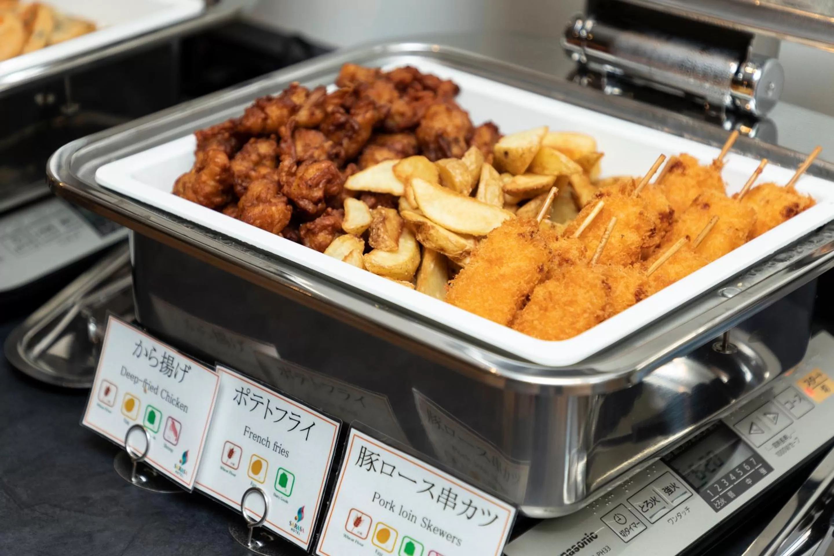 Buffet breakfast in SARASA HOTEL Dotonbori