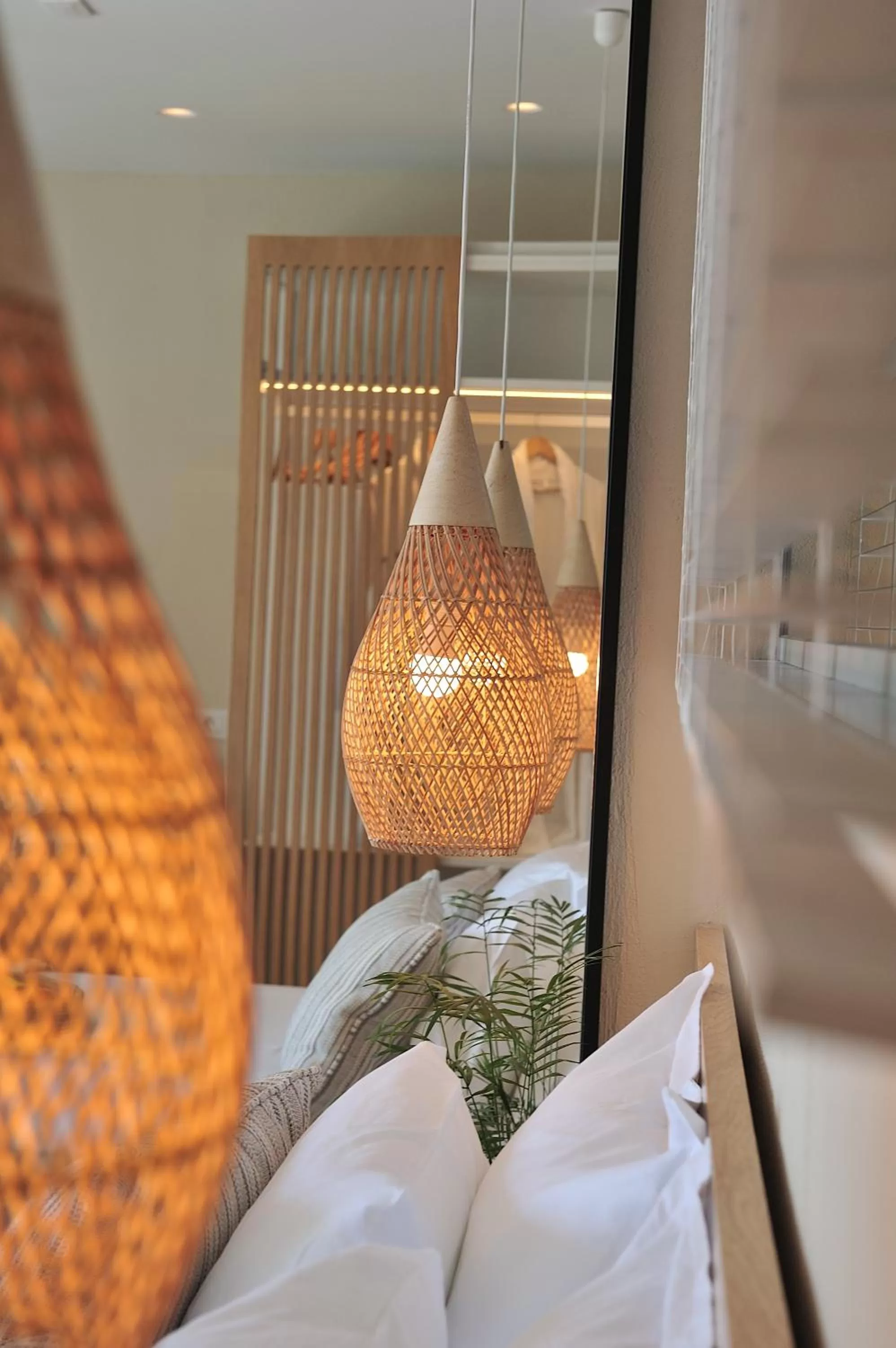 Bed in Salty Wave Suites