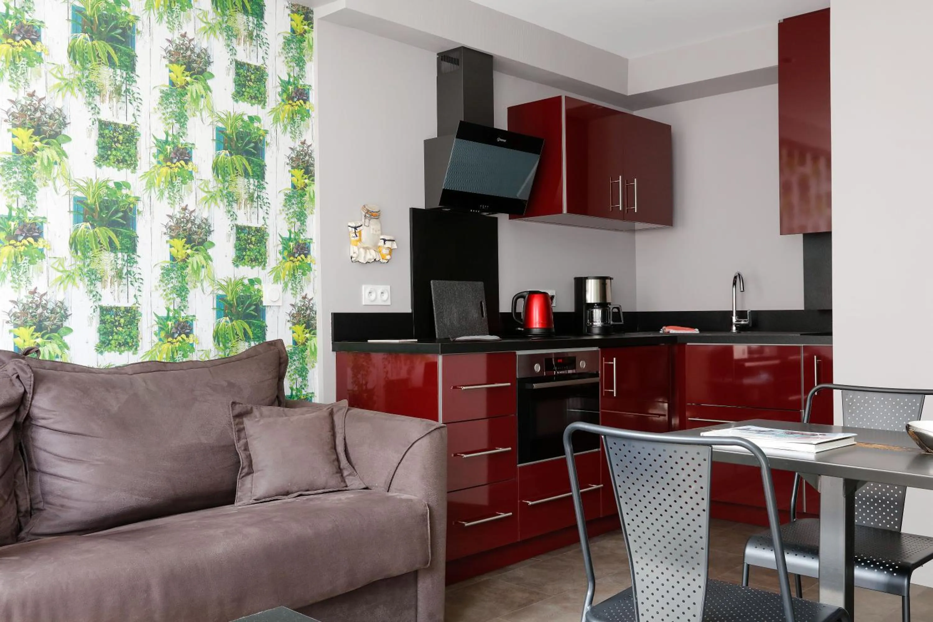 kitchen in Hotel Le Dauphin