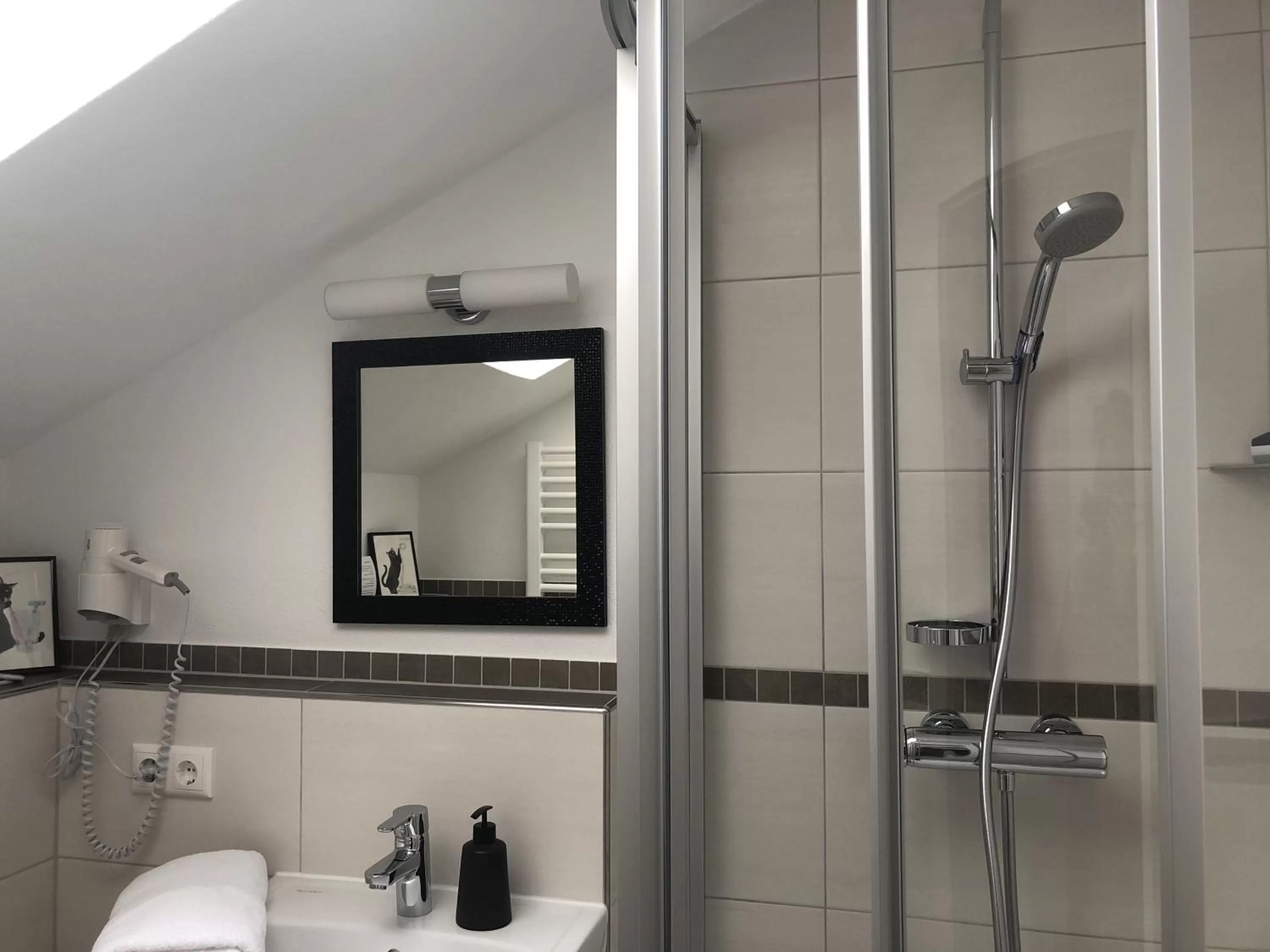 Bathroom in Pension und Ferienwohnung Frech