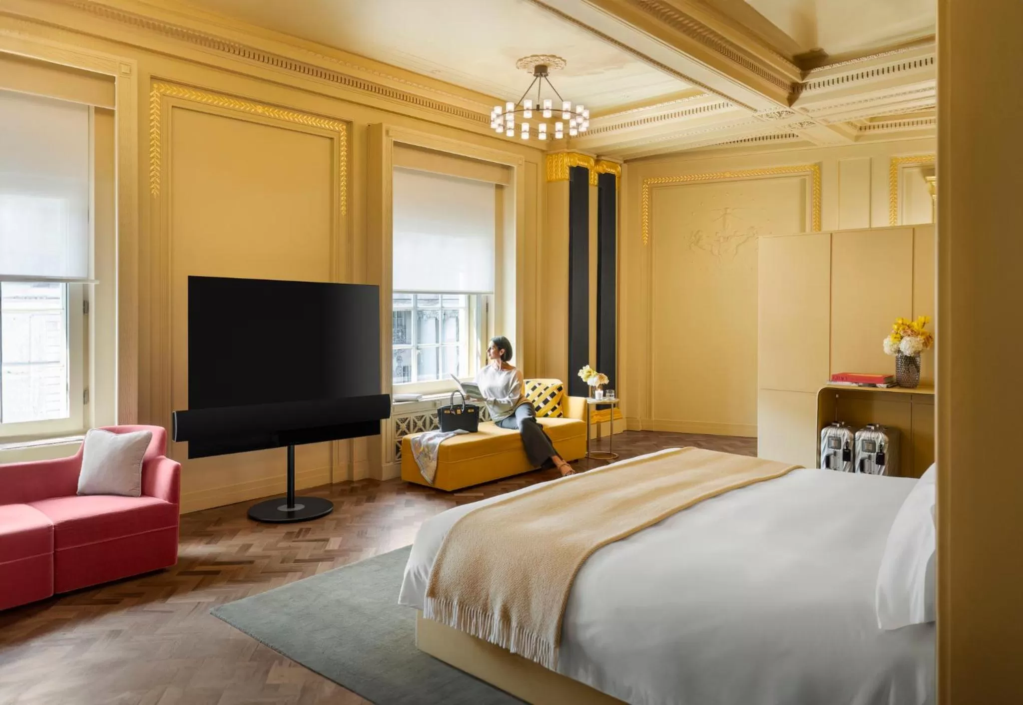 Bedroom, Bed in Hotel Cafe Royal