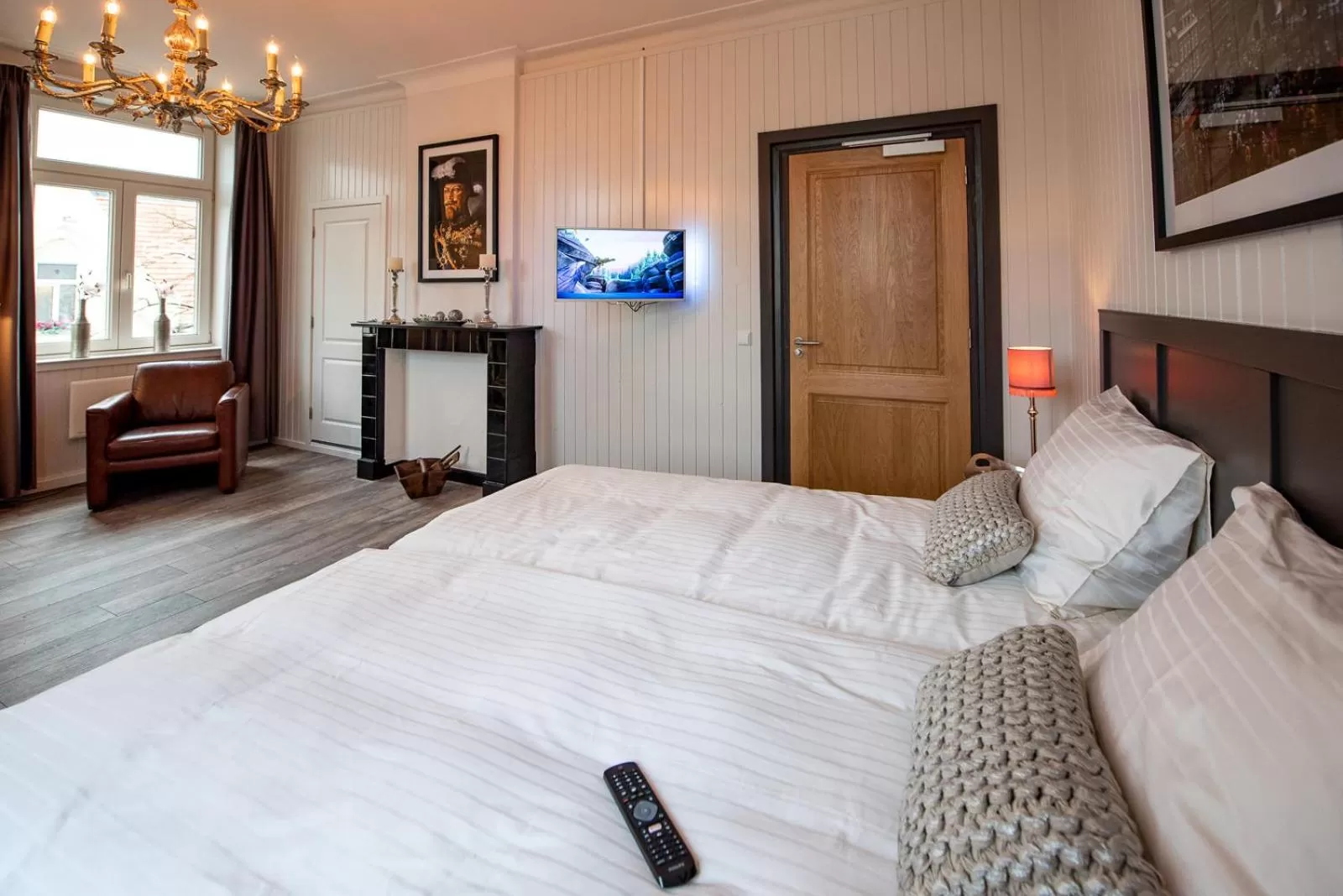 Bed in BnB prins Hendrik Venlo