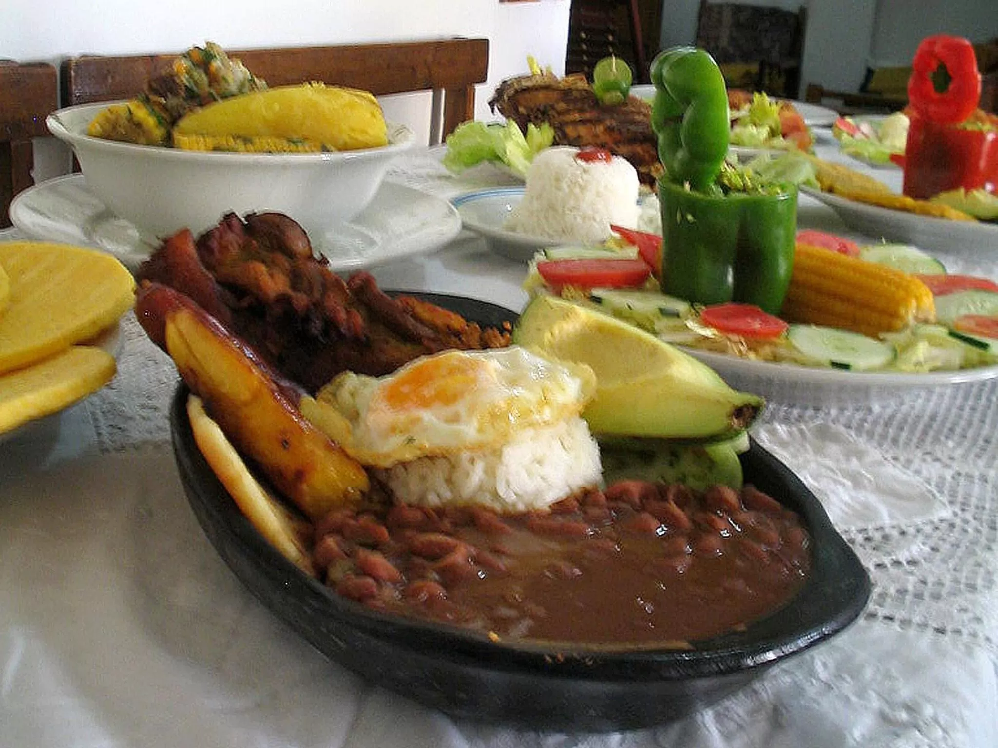 Food in Hotel Casa Vieja
