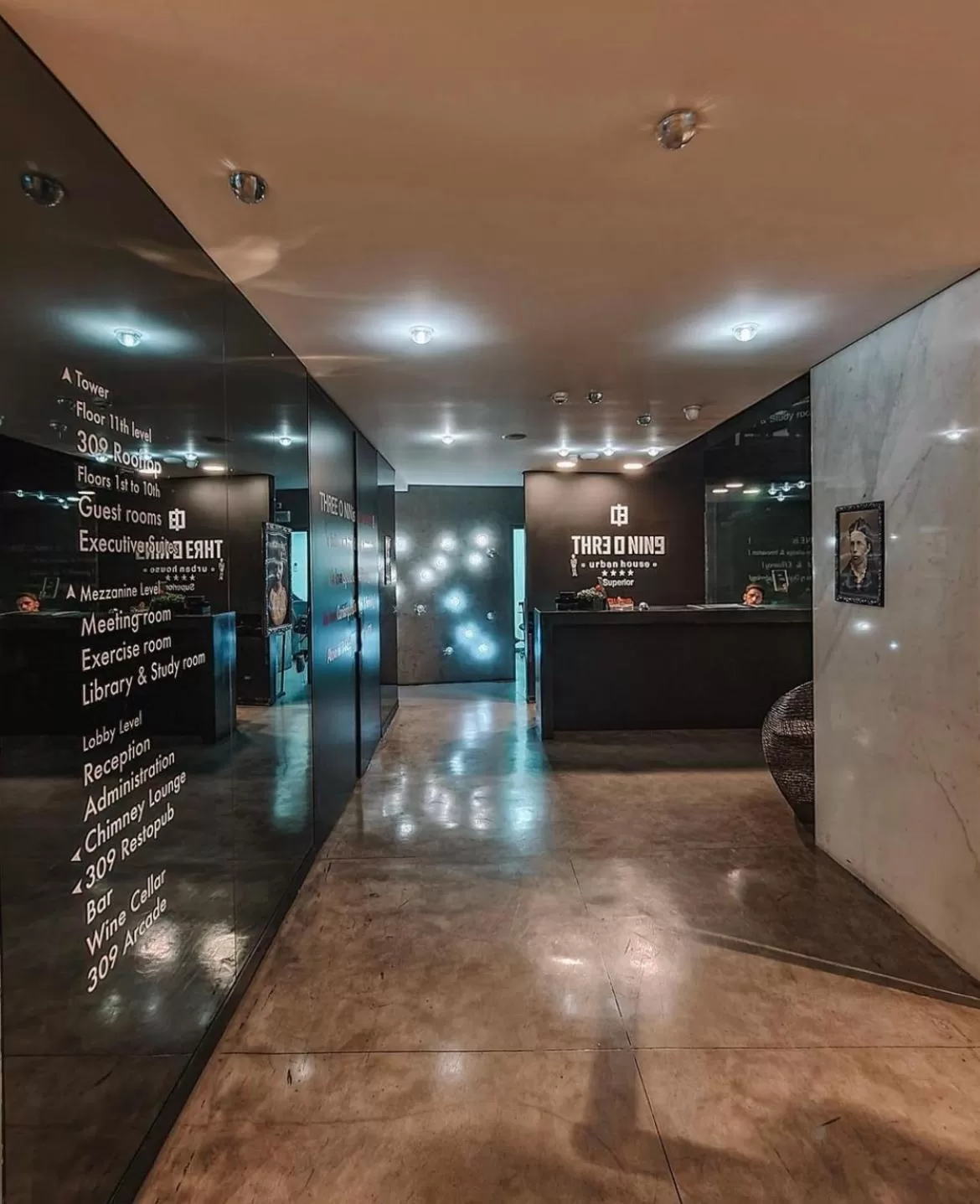 Property building in Three O Nine Hotel