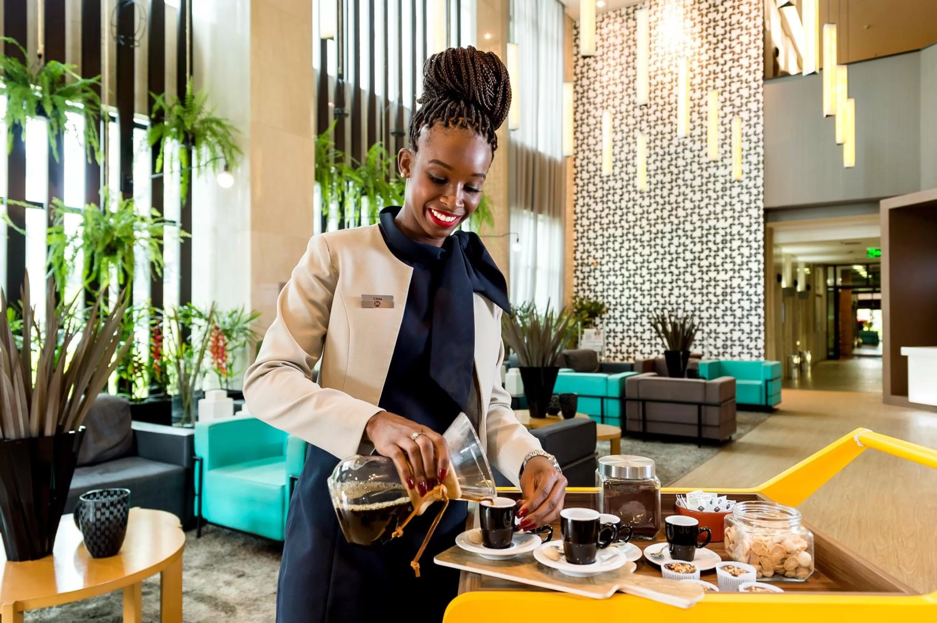 Lobby or reception in Grand Mercure Brasilia Eixo Monumental