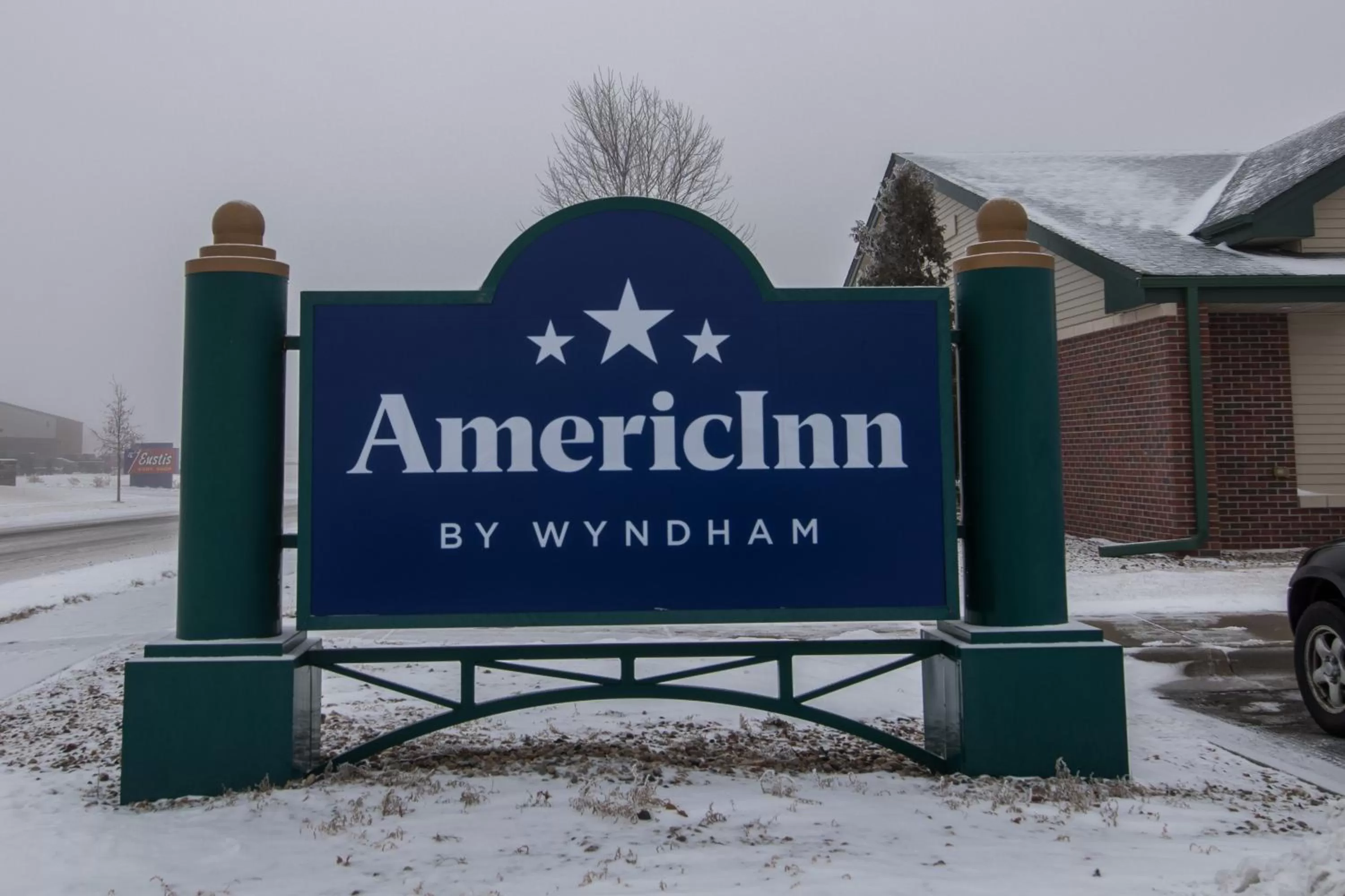 Property logo or sign in AmericInn by Wyndham Lincoln South