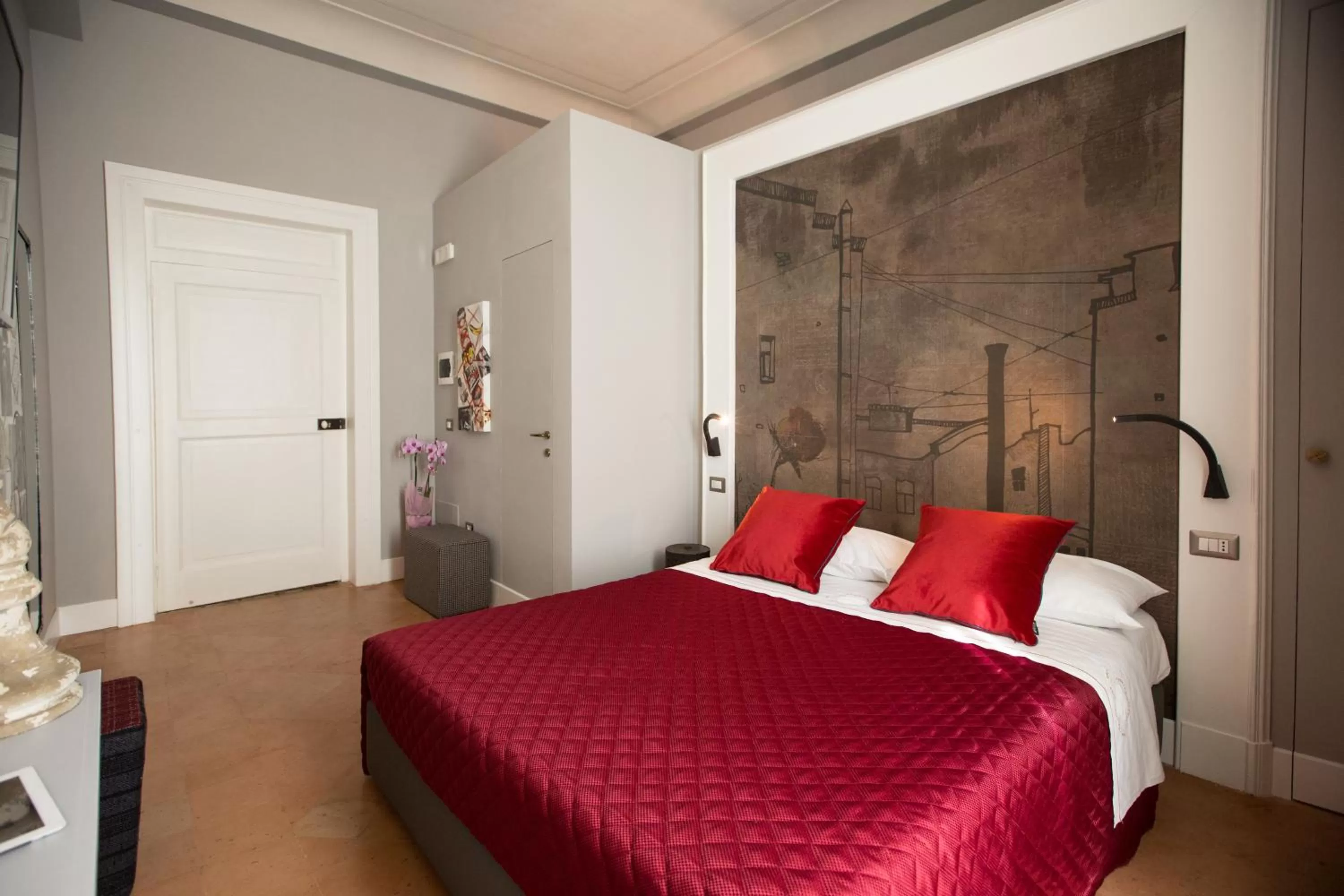 Bed in Palazzo Cannavina Suite & Private SPA