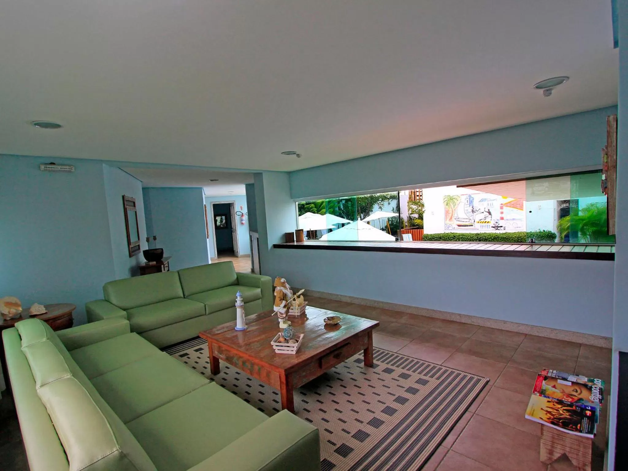 Lobby or reception in Farol de Itapuã Praia Hotel