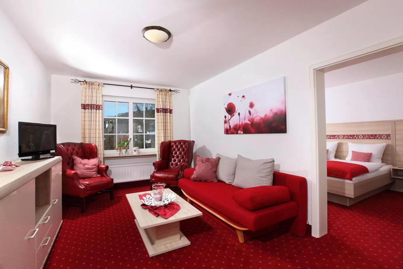 Living room in Hotel Garni Dorfkammer