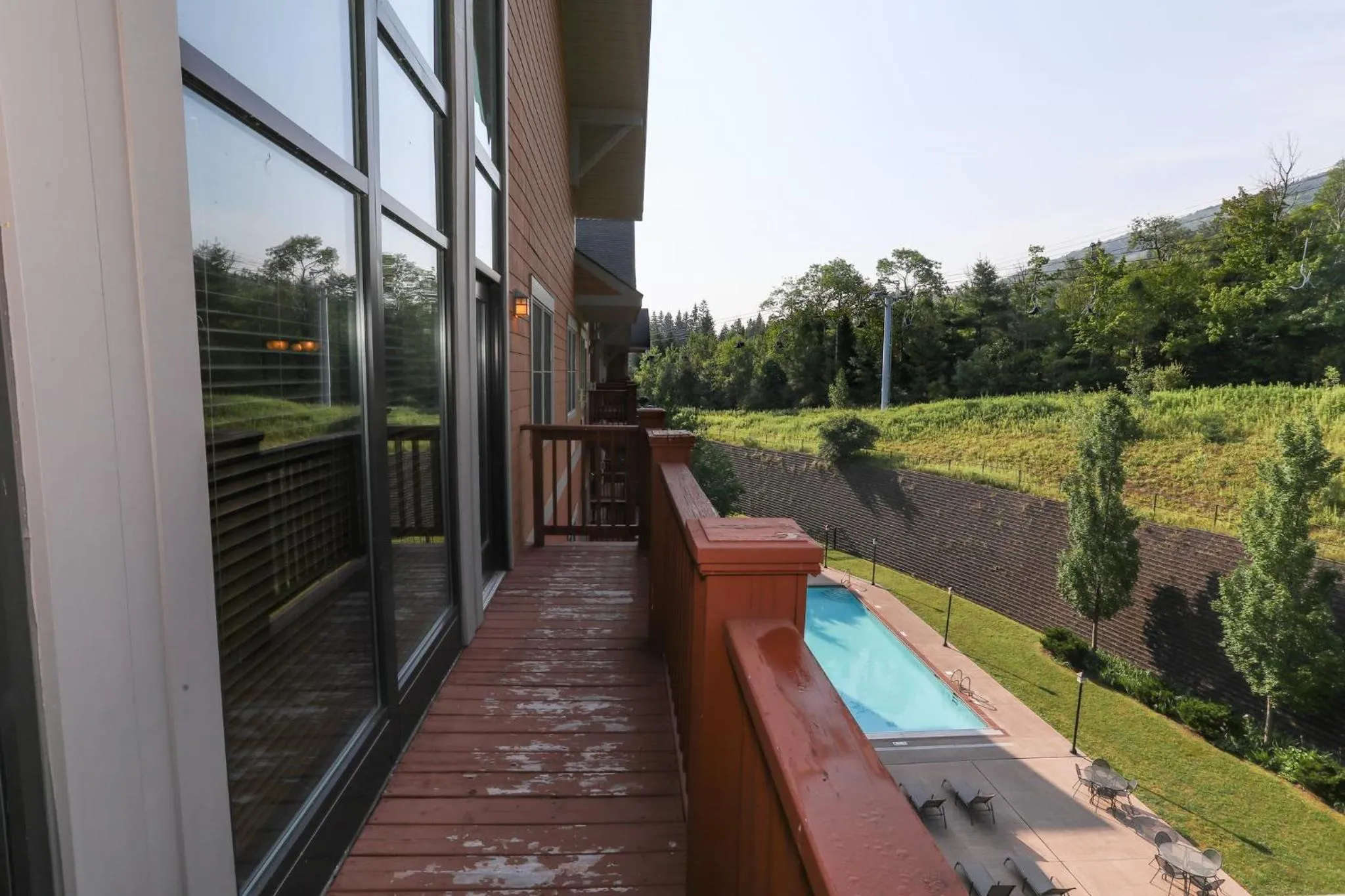 Balcony/Terrace in Kaatskill Mountain Club and Condos by Hunter Mountain