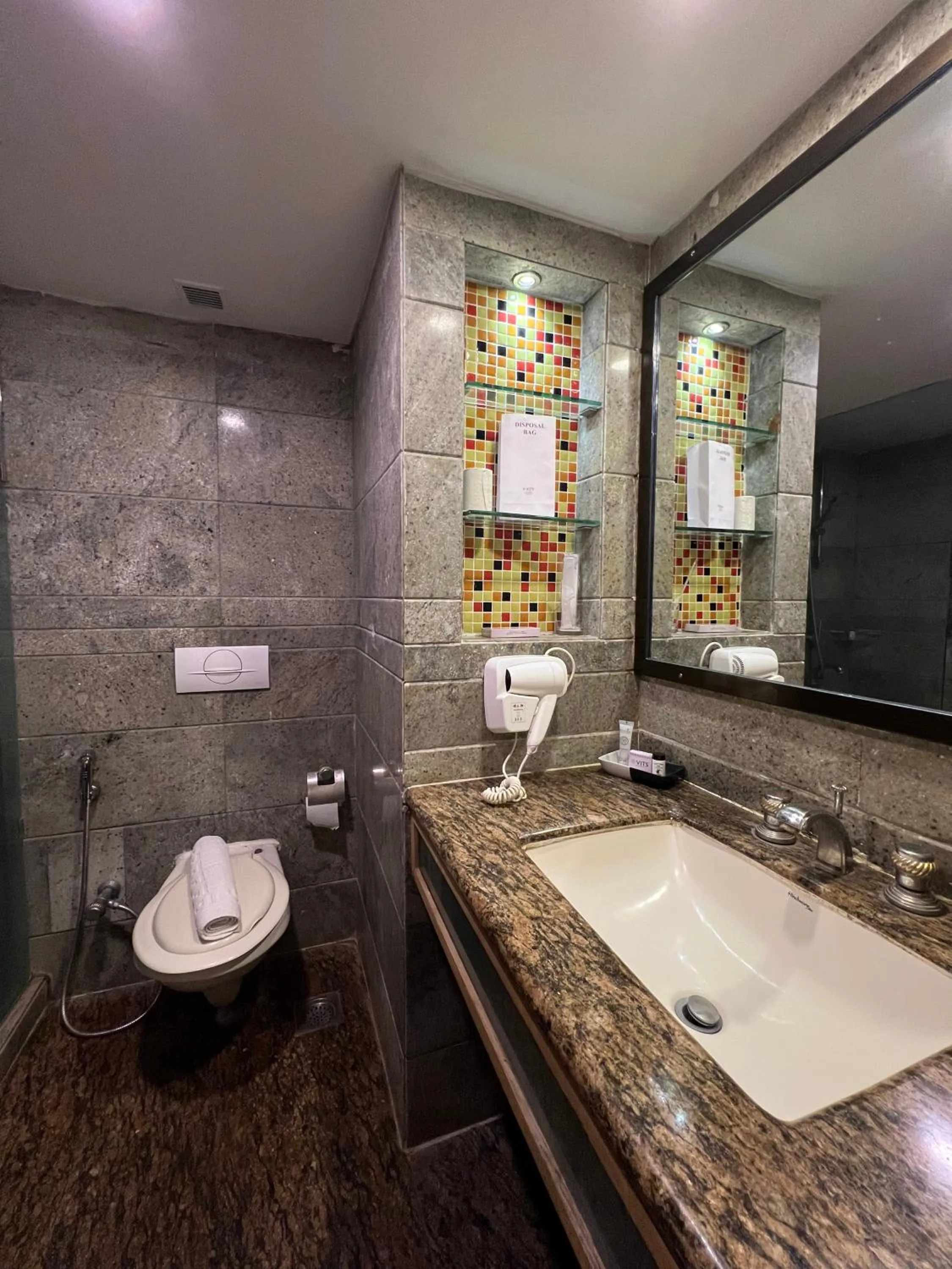 Bathroom in VITS Aurangabad
