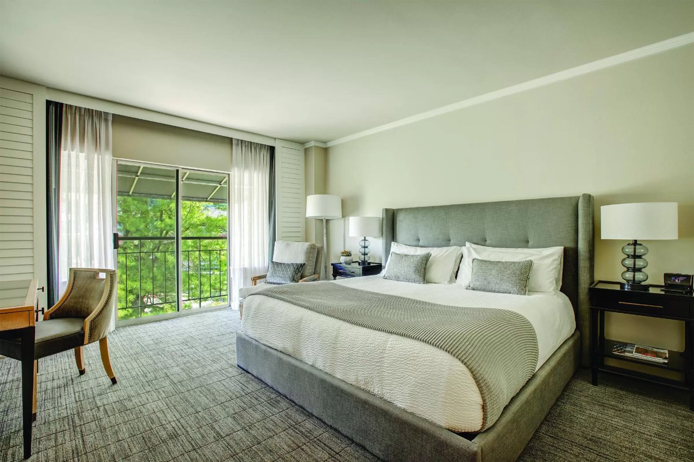 Bed in The Woodmark Hotel & Still Spa on Lake Washington