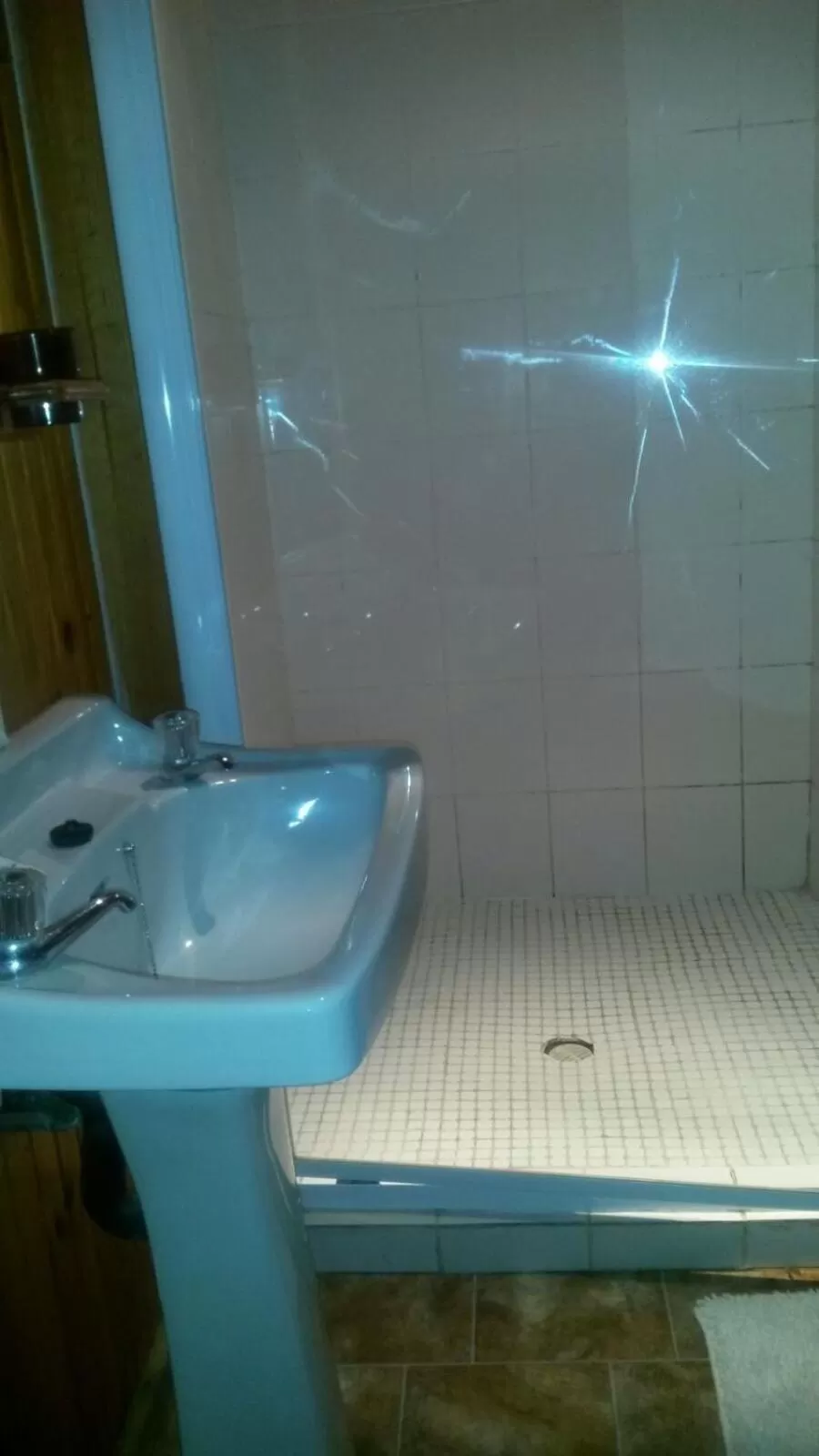 Bathroom in Tertia's Logcabin