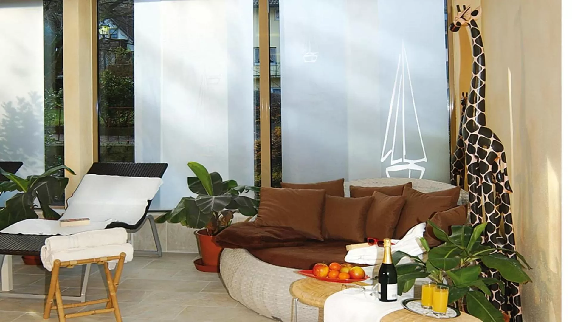 Spa and wellness centre/facilities, Seating Area in Haus Hubertus