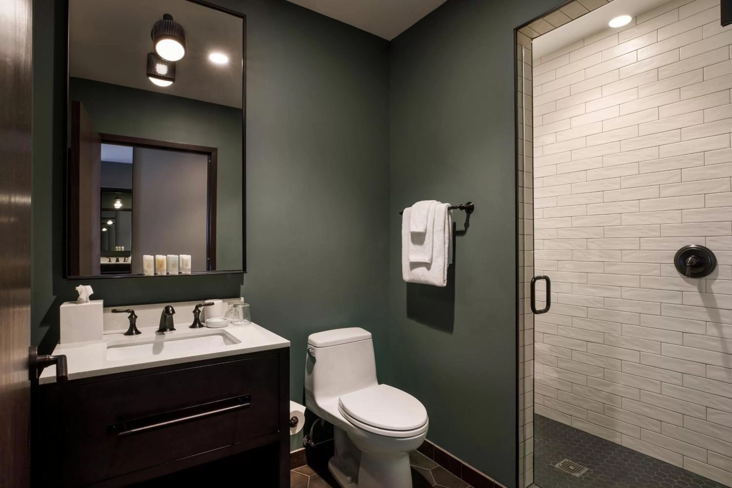 One-Bedroom Corner King Suite with Sofa Bed  in Cyrus Hotel, Topeka, a Tribute Portfolio Hotel