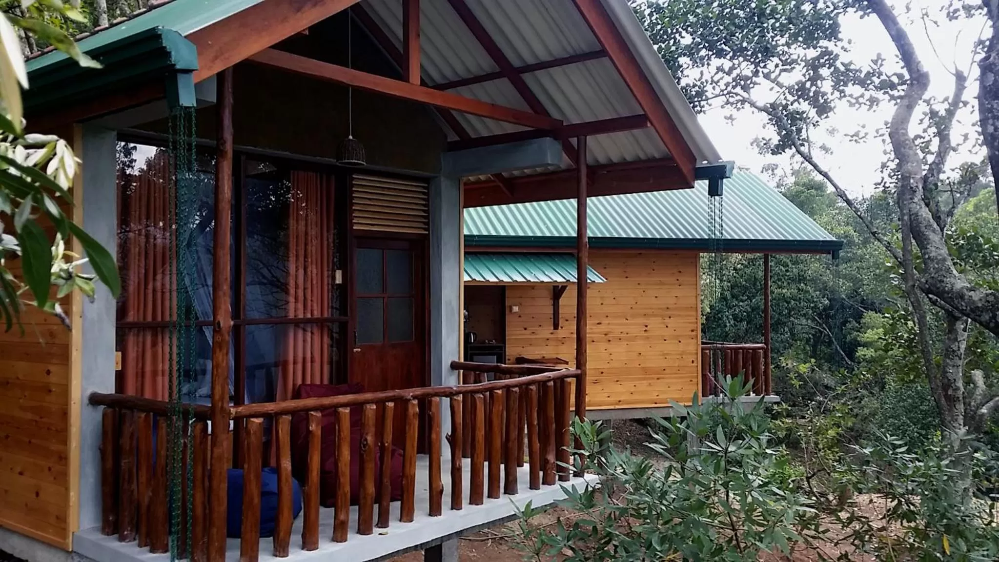 Balcony/Terrace in Saffron Eco Cottage