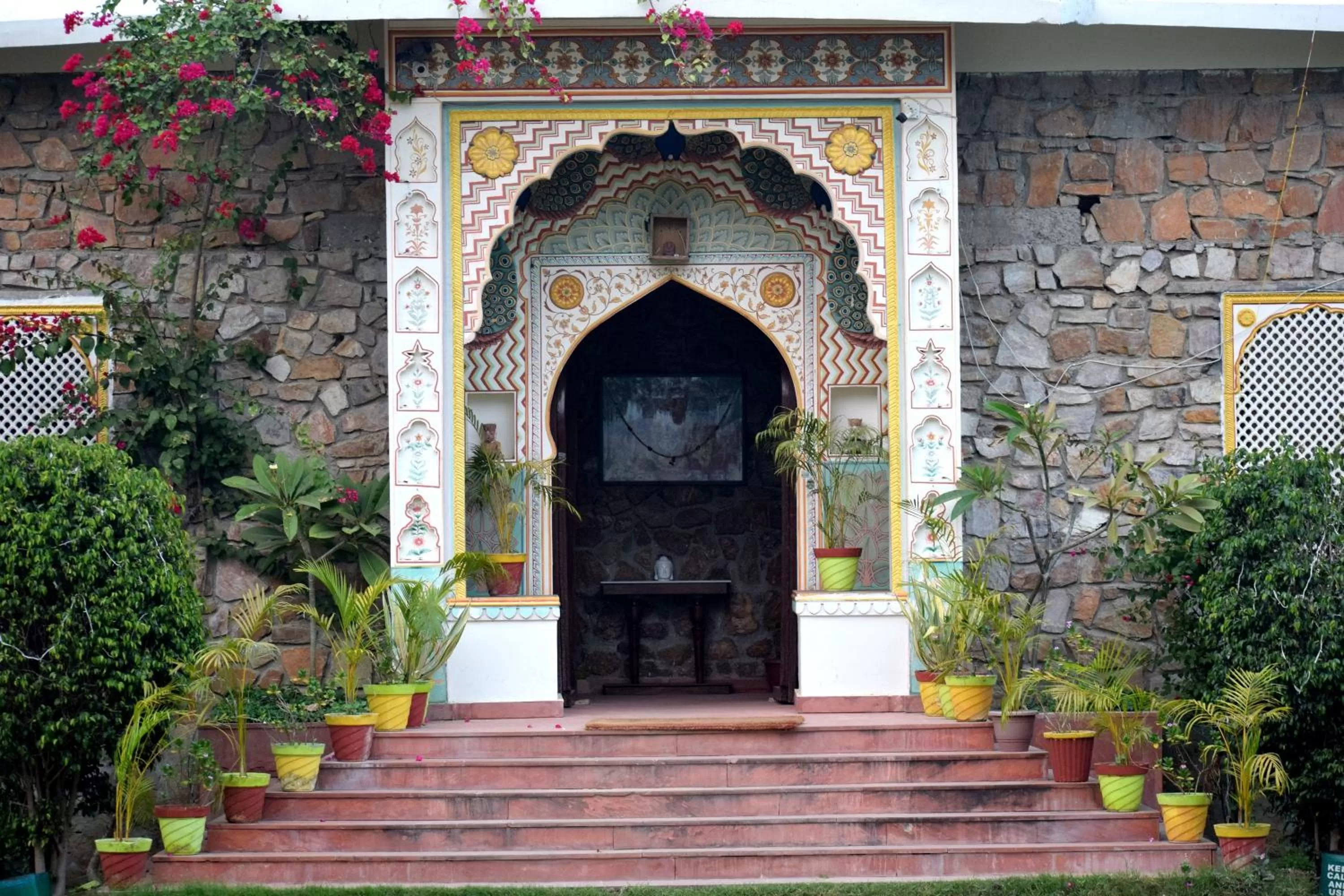 Facade/entrance in Sultan Bagh Resort by The Sky Imperial