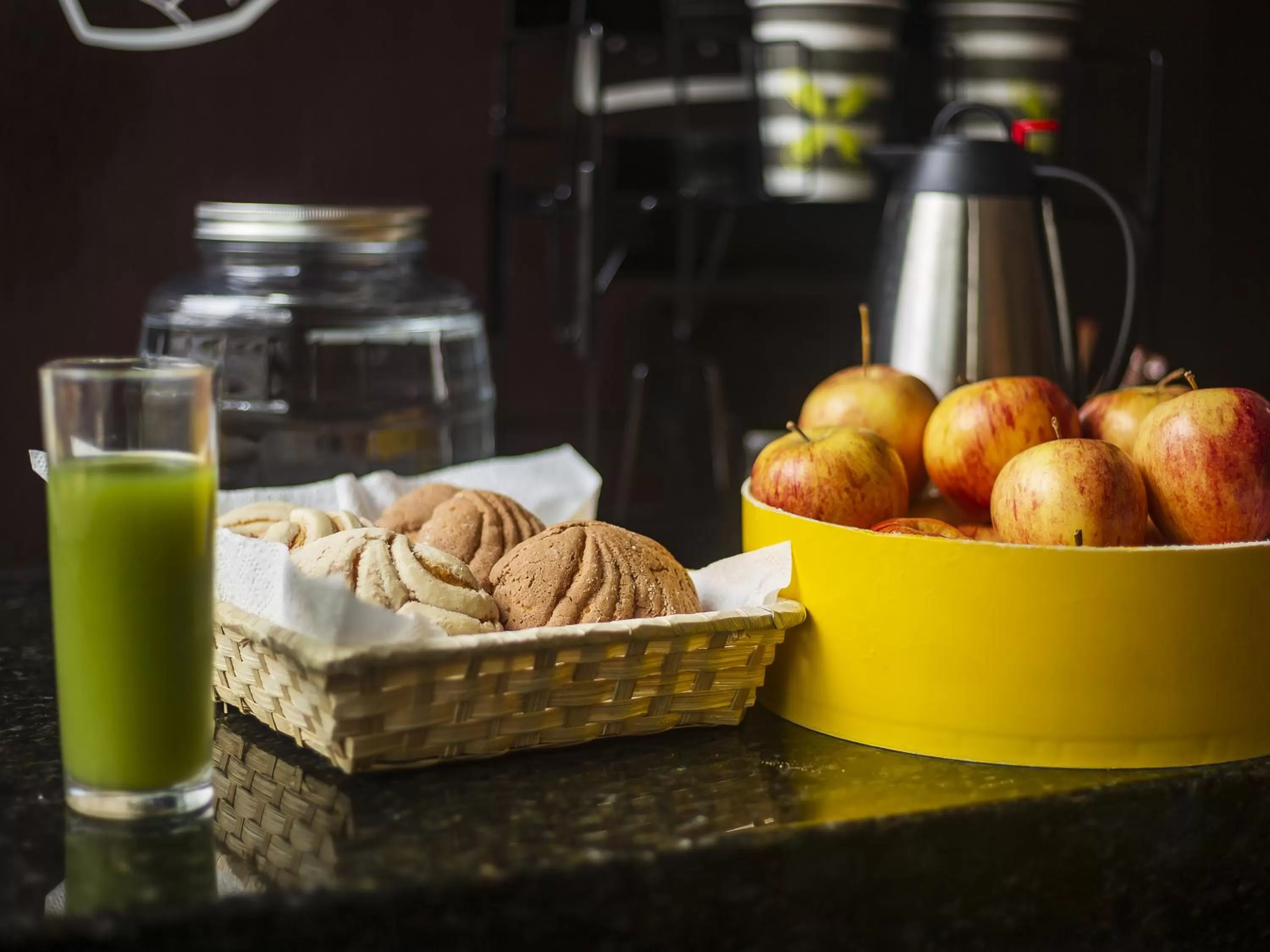 Continental breakfast in Hotel Via La Villa