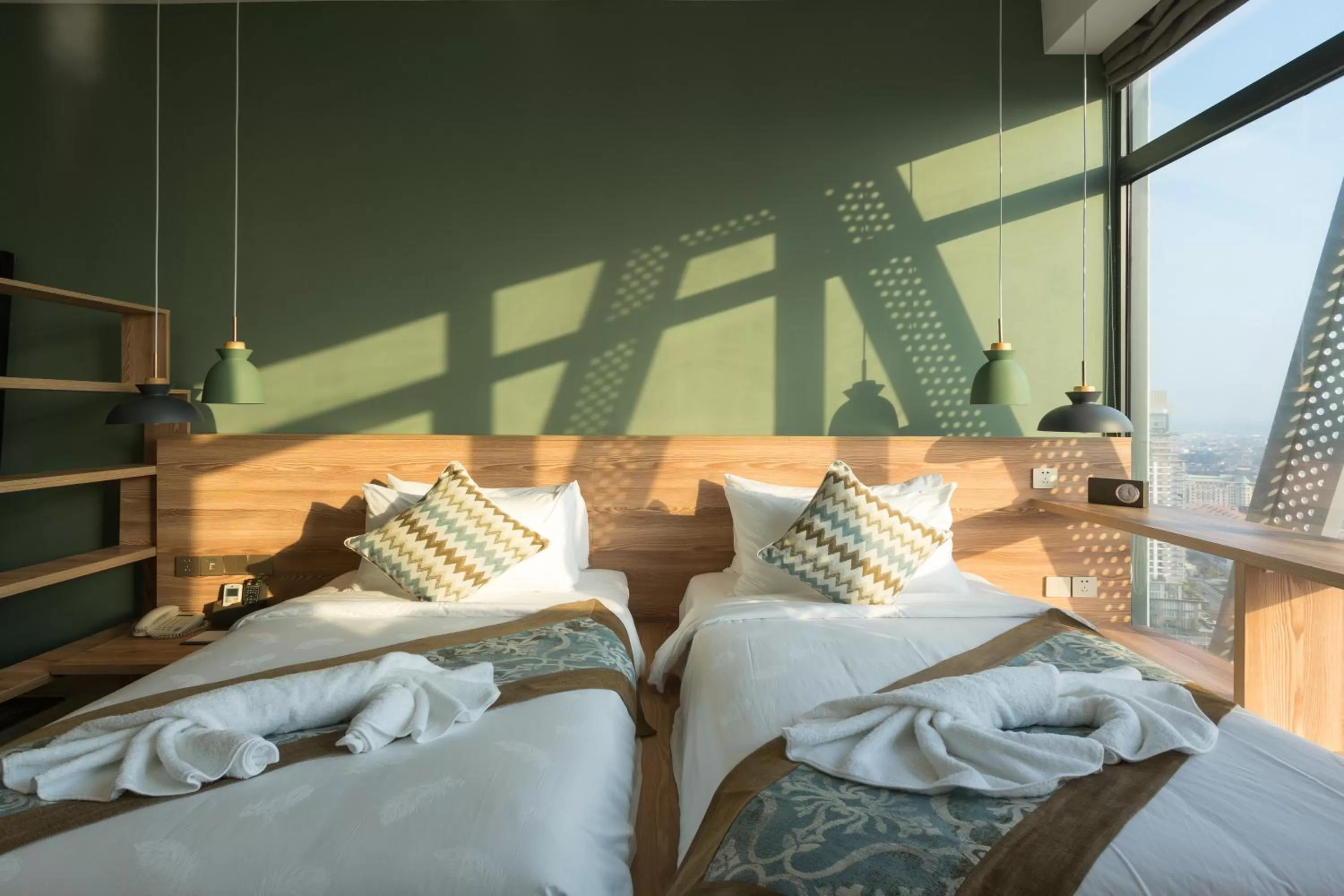 Bed in The Snowbell Hotel & Spa at The Bridge