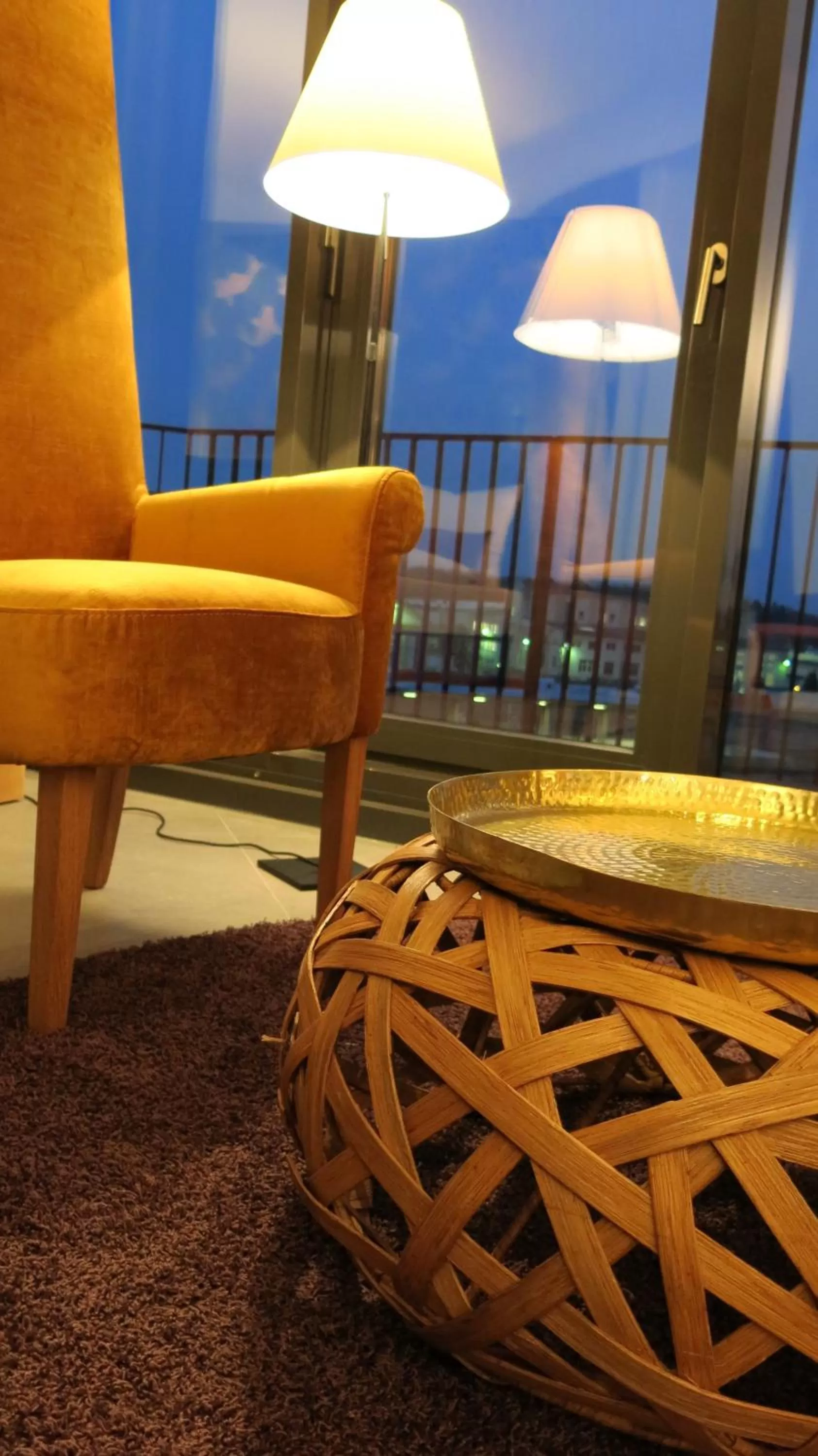 Living room in Hotel im Bunker