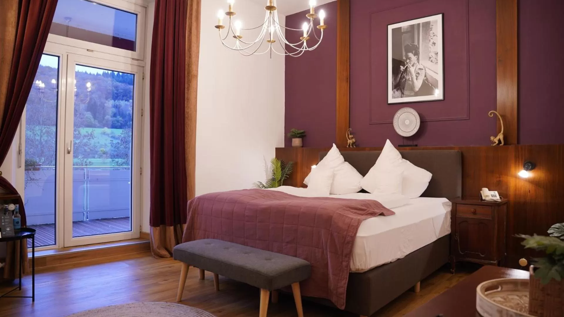 Bed in Vegan Hotel und Restaurants Nicolay 1881