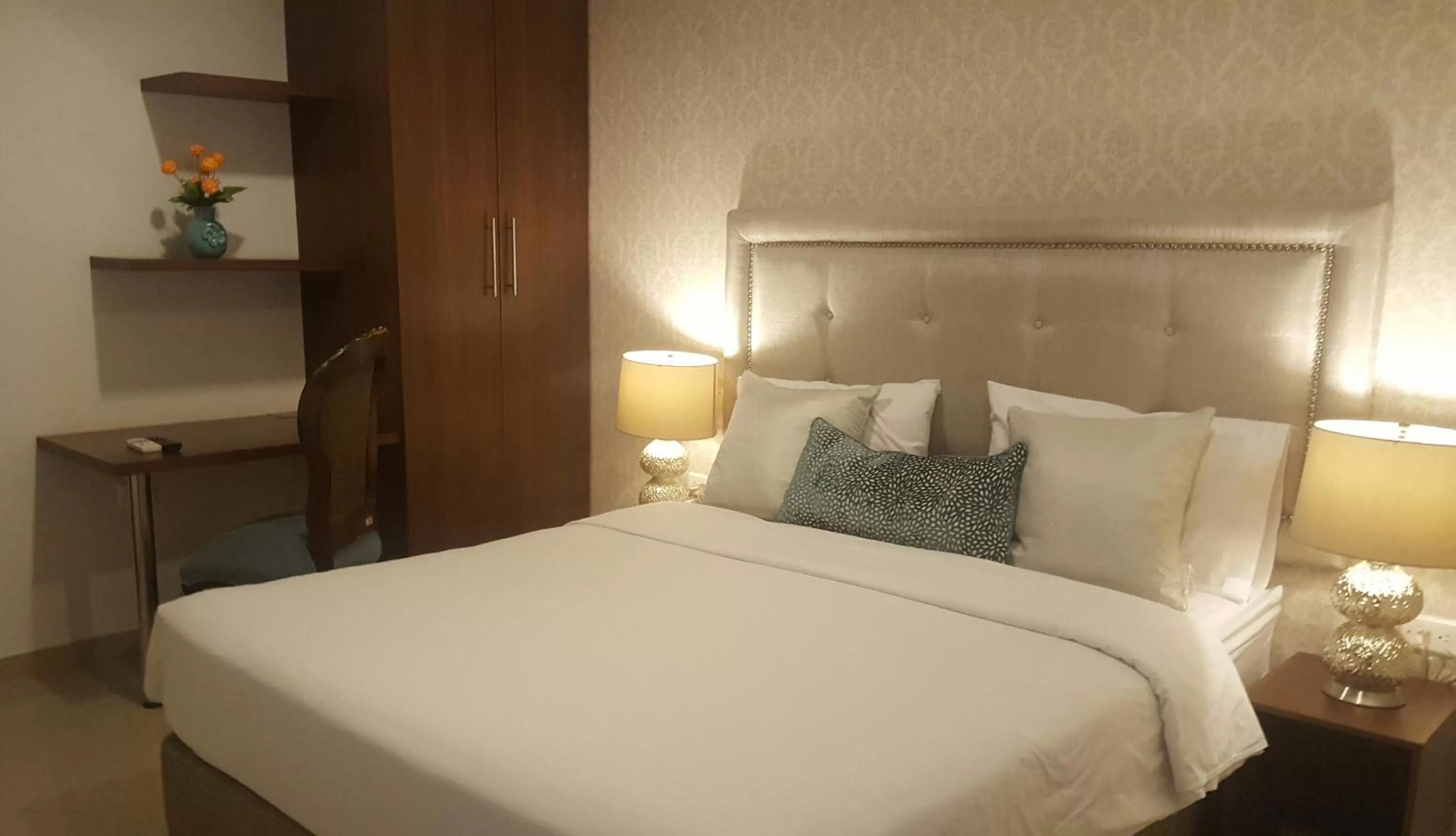 Decorative detail, Bed in Casa Murillo Hotel