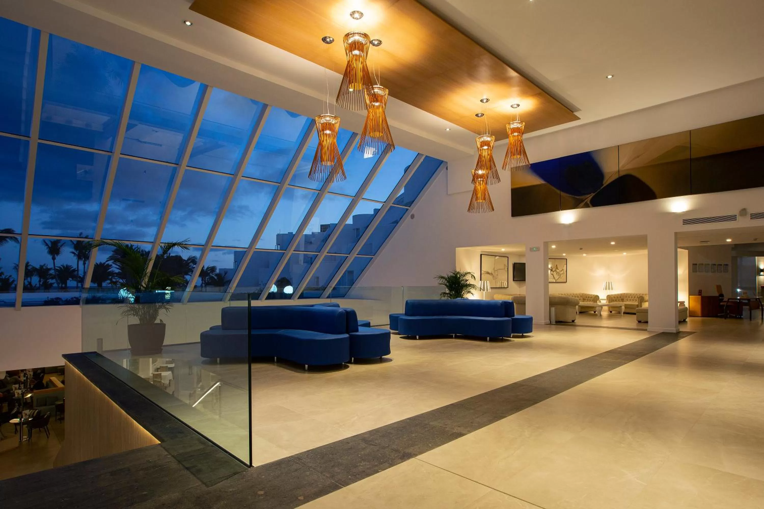 Lobby or reception in Hipotels La Geria