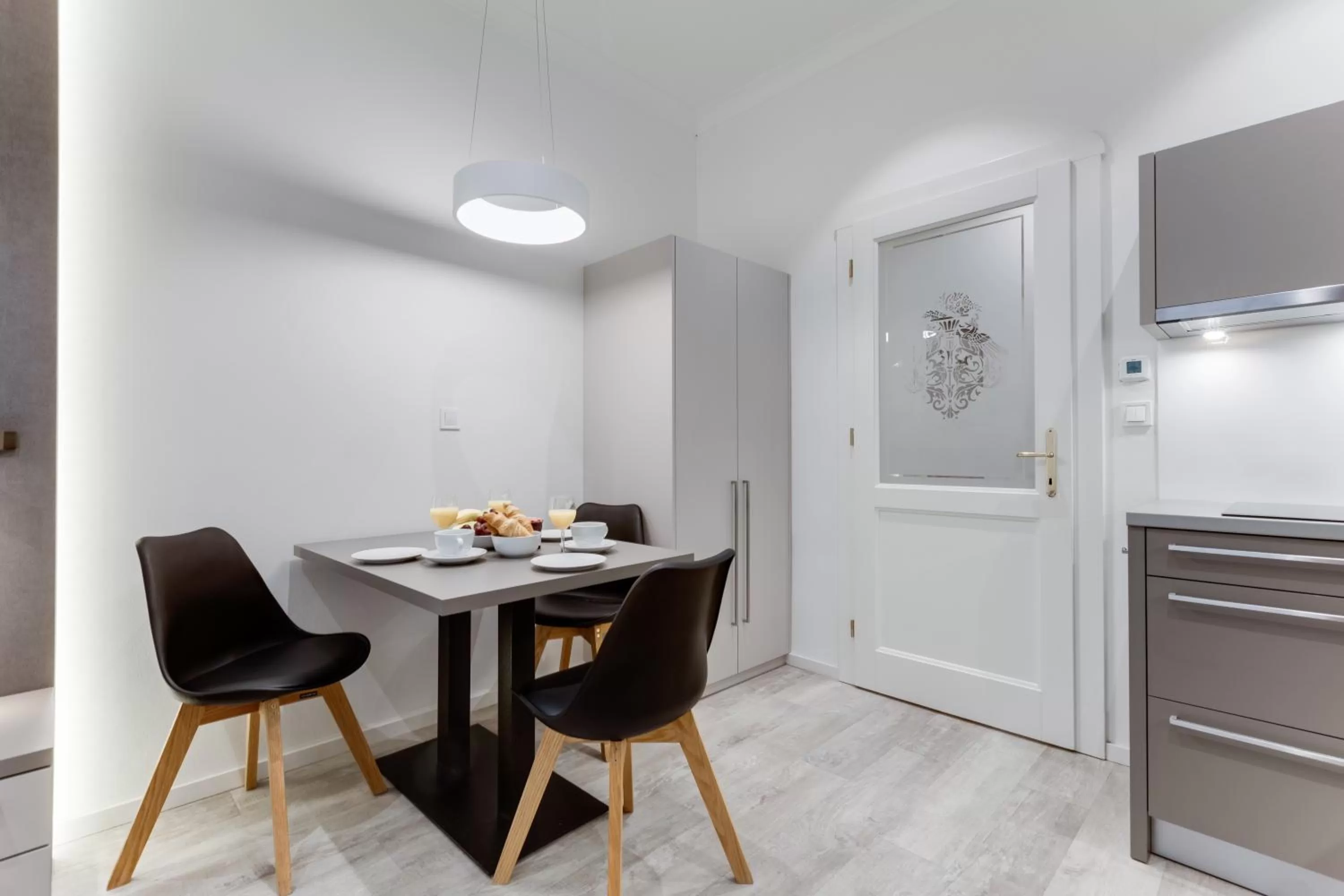 Dining area in Lampi Aparthotel Prague