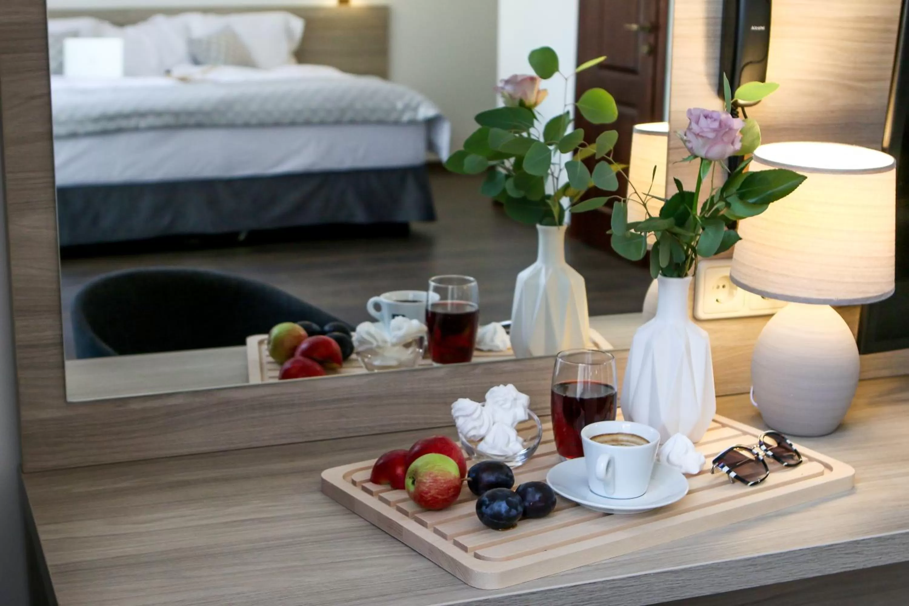 Bed in Hotel Antonio