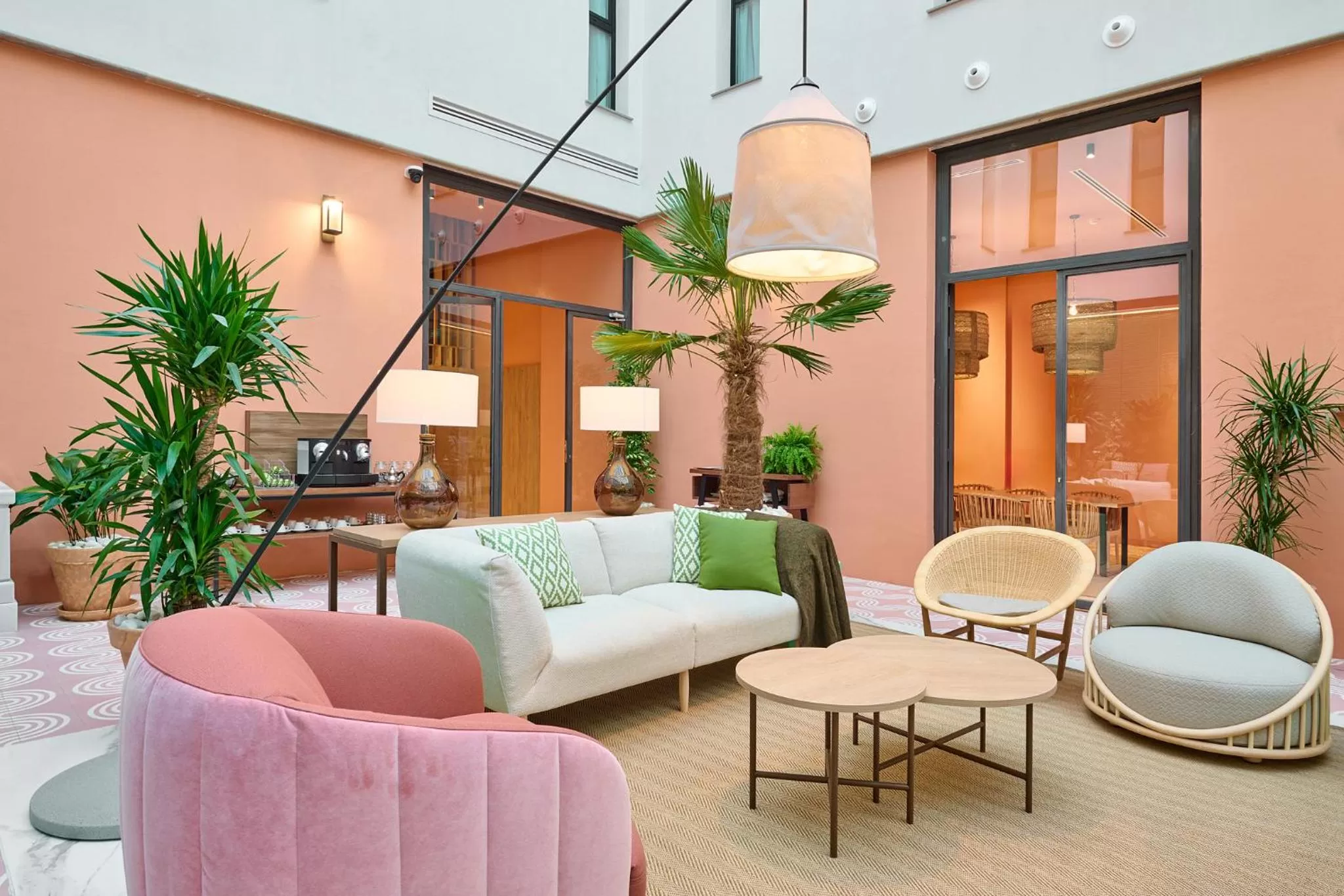 Patio in Boutique Hotel Luna Granada Centro