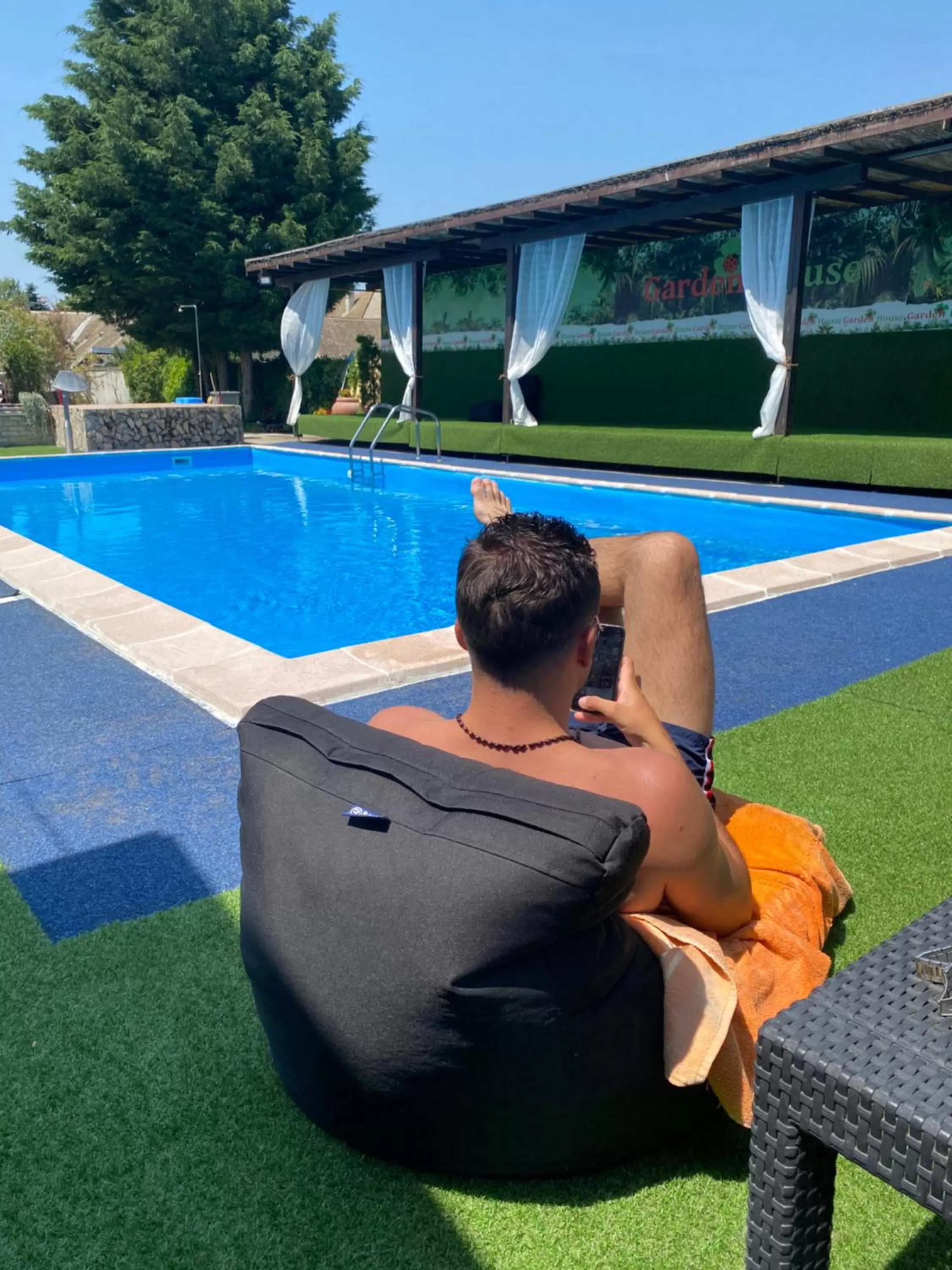 Swimming Pool in Garden House