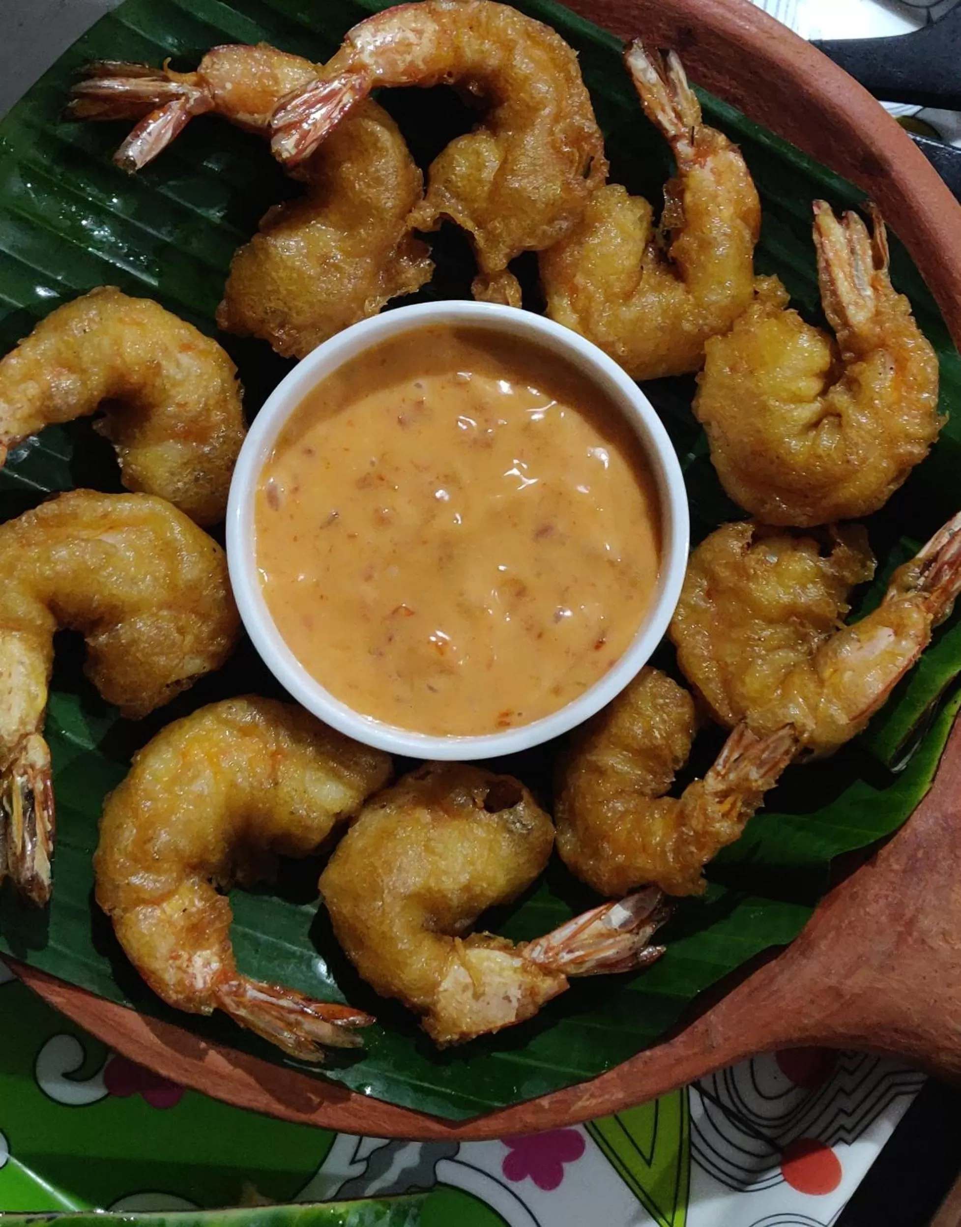 Food in Perch by the sea