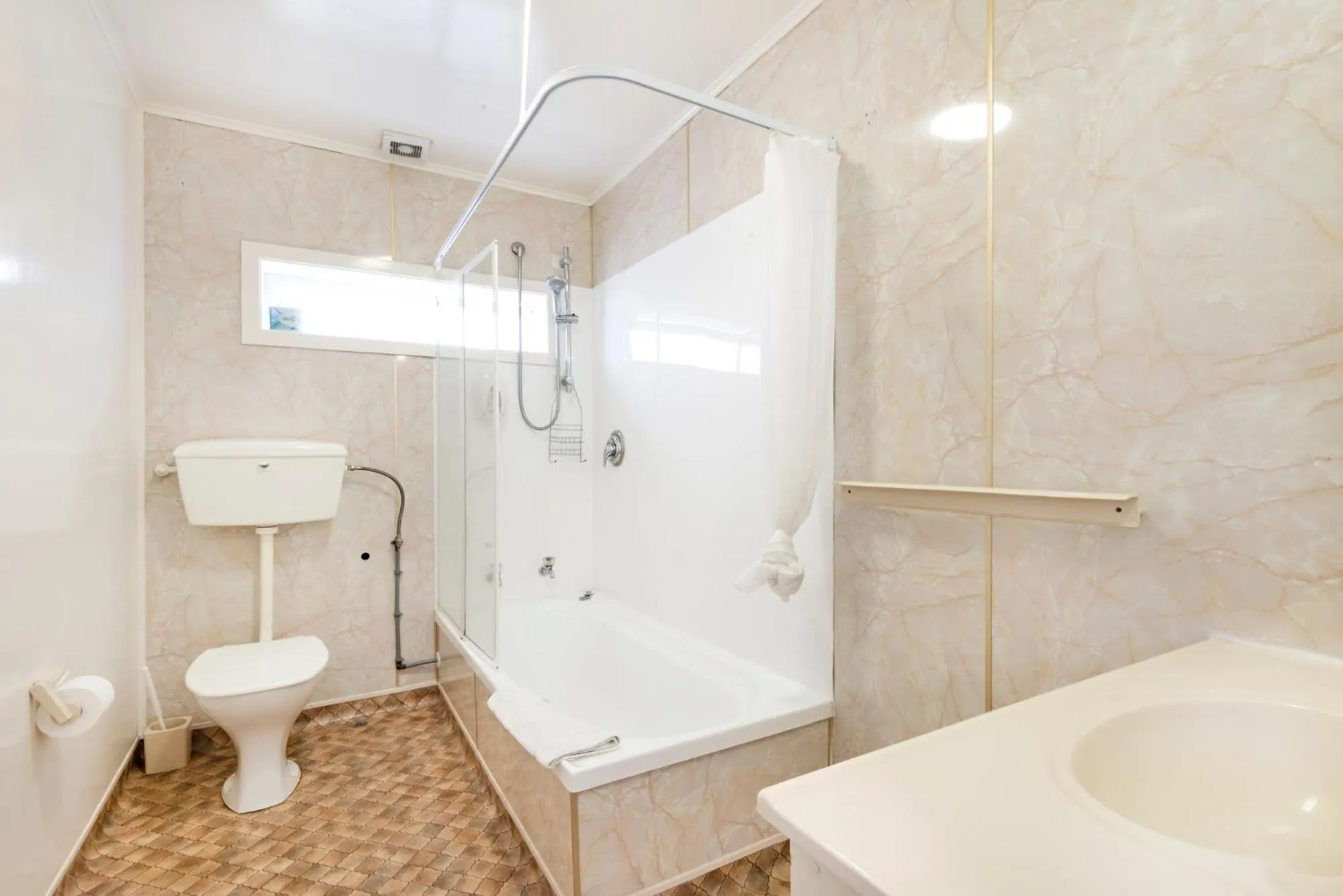 Shower in Halswell Lodge