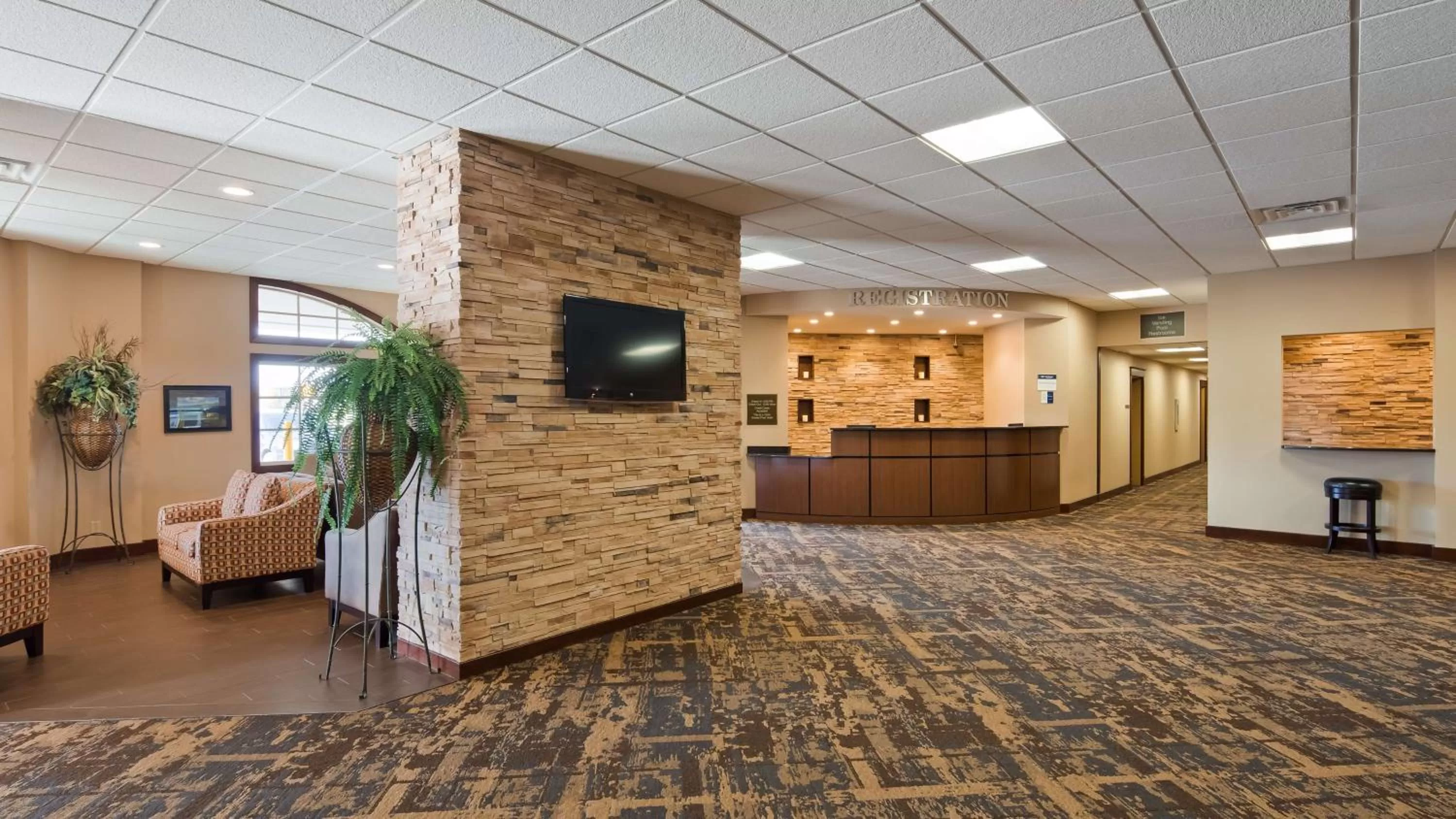 Lobby or reception in Crossroads Hotel & Event Center