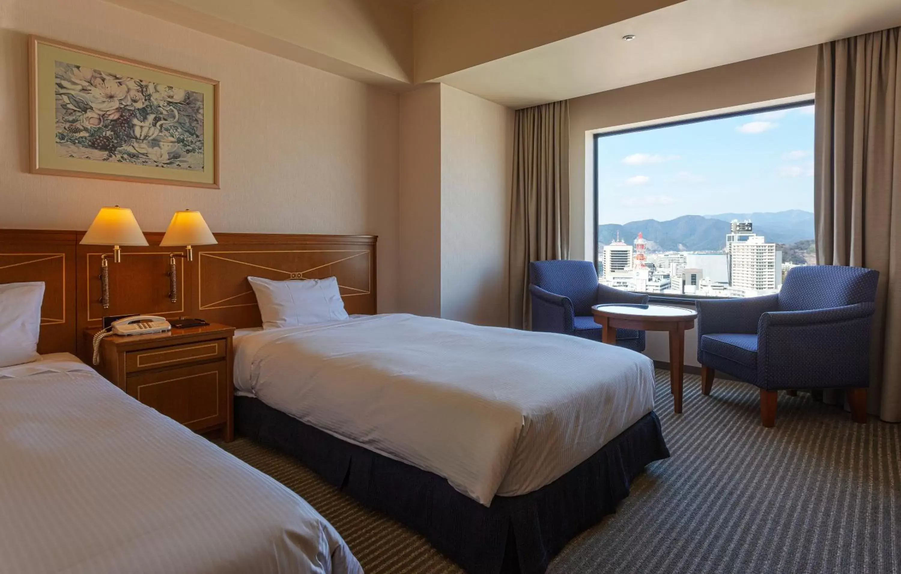 Business Twin Room - single occupancy - Smoking in HOTEL GRAND HILLS SHIZUOKA Business Twin Room - single occupancy - Smoking in HOTEL GRAND HILLS SHIZUOKA