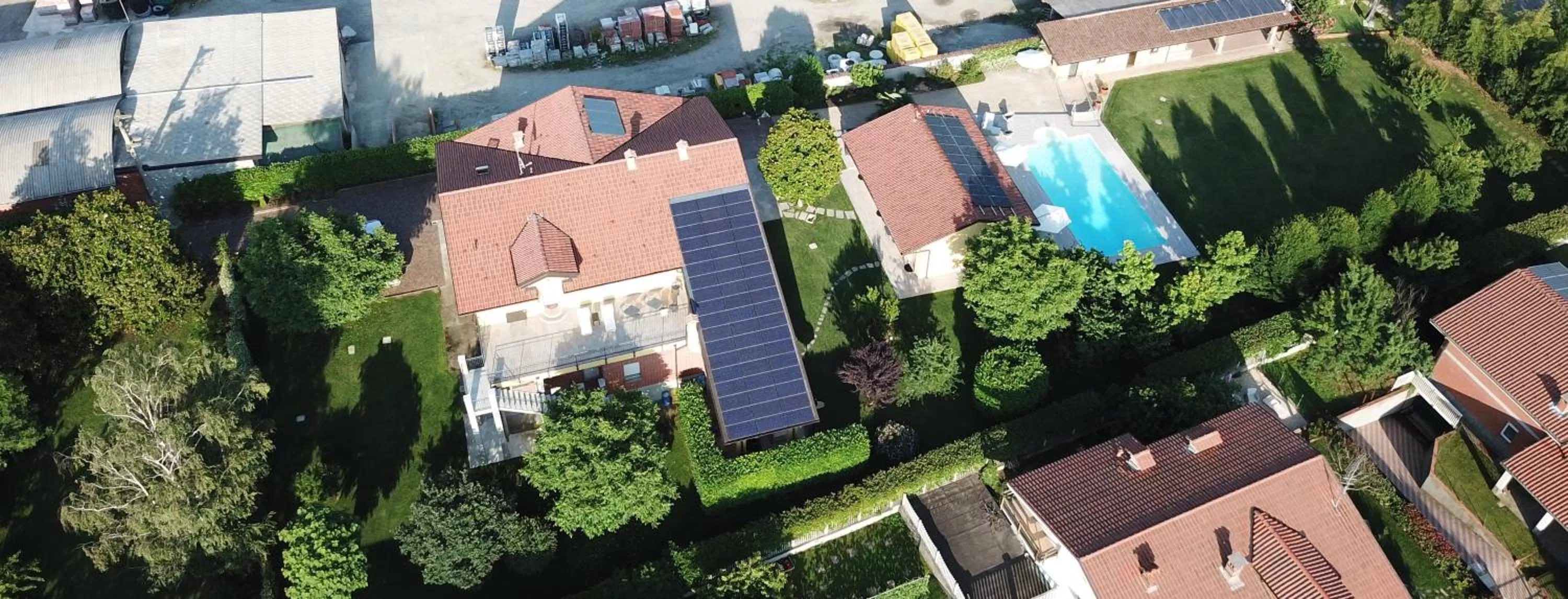 Bird's eye view in Residence Le Palme