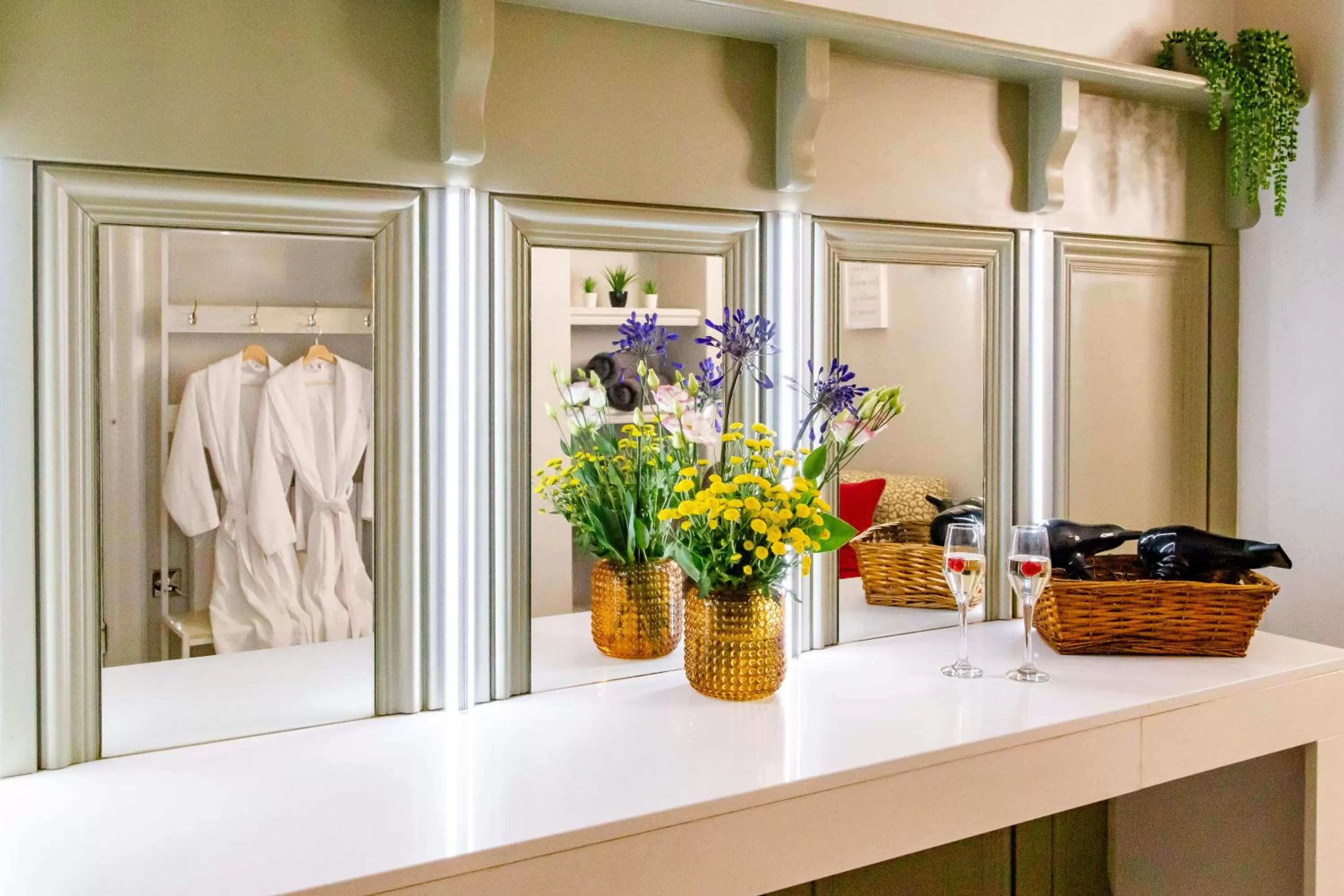 Seating area in Goodramgate Apartments